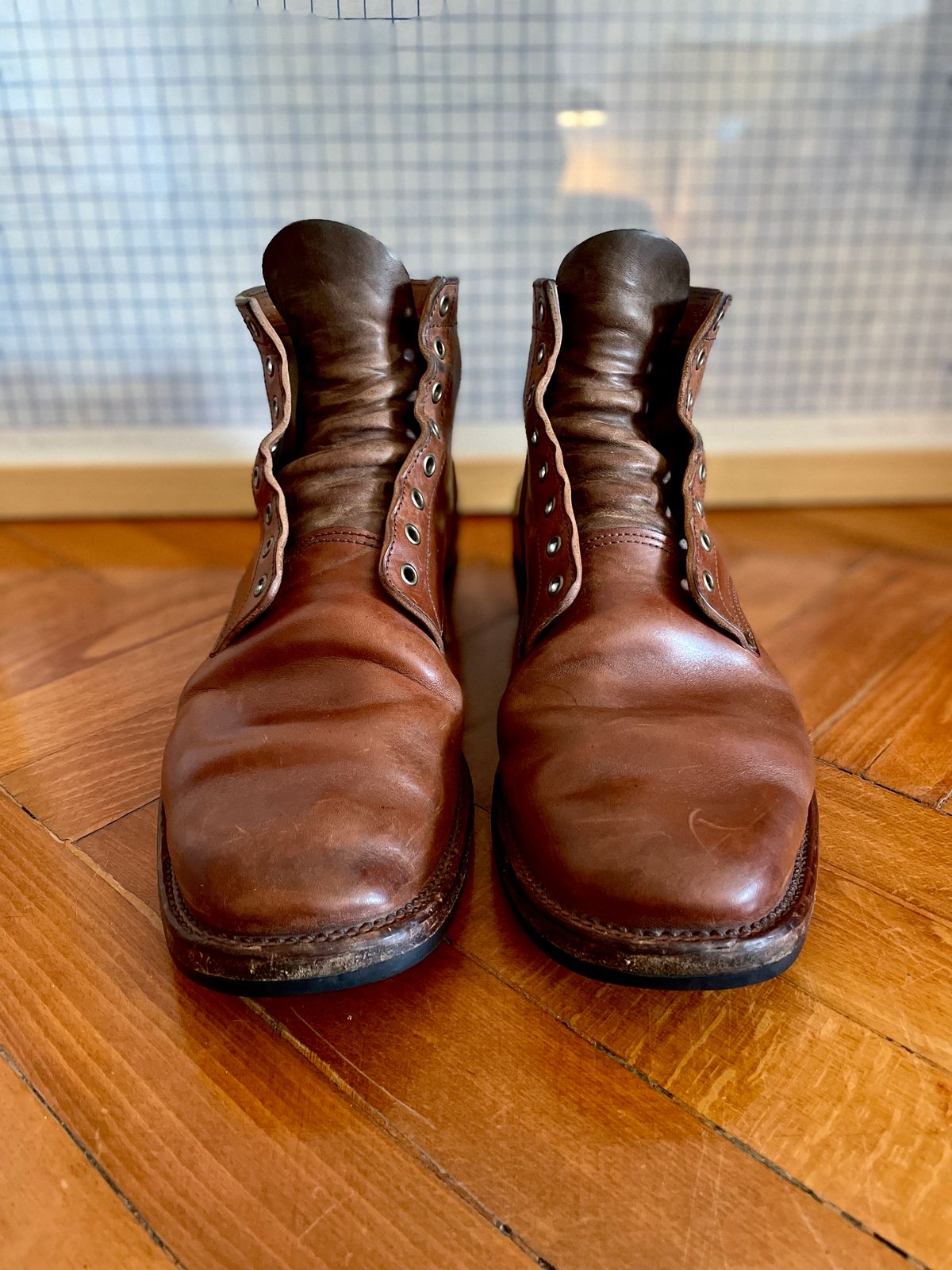 Photo by soleprofessor on April 5, 2023 of the NF Bootmaker Milton Boot in Maryam Toscanello Horsebutt.