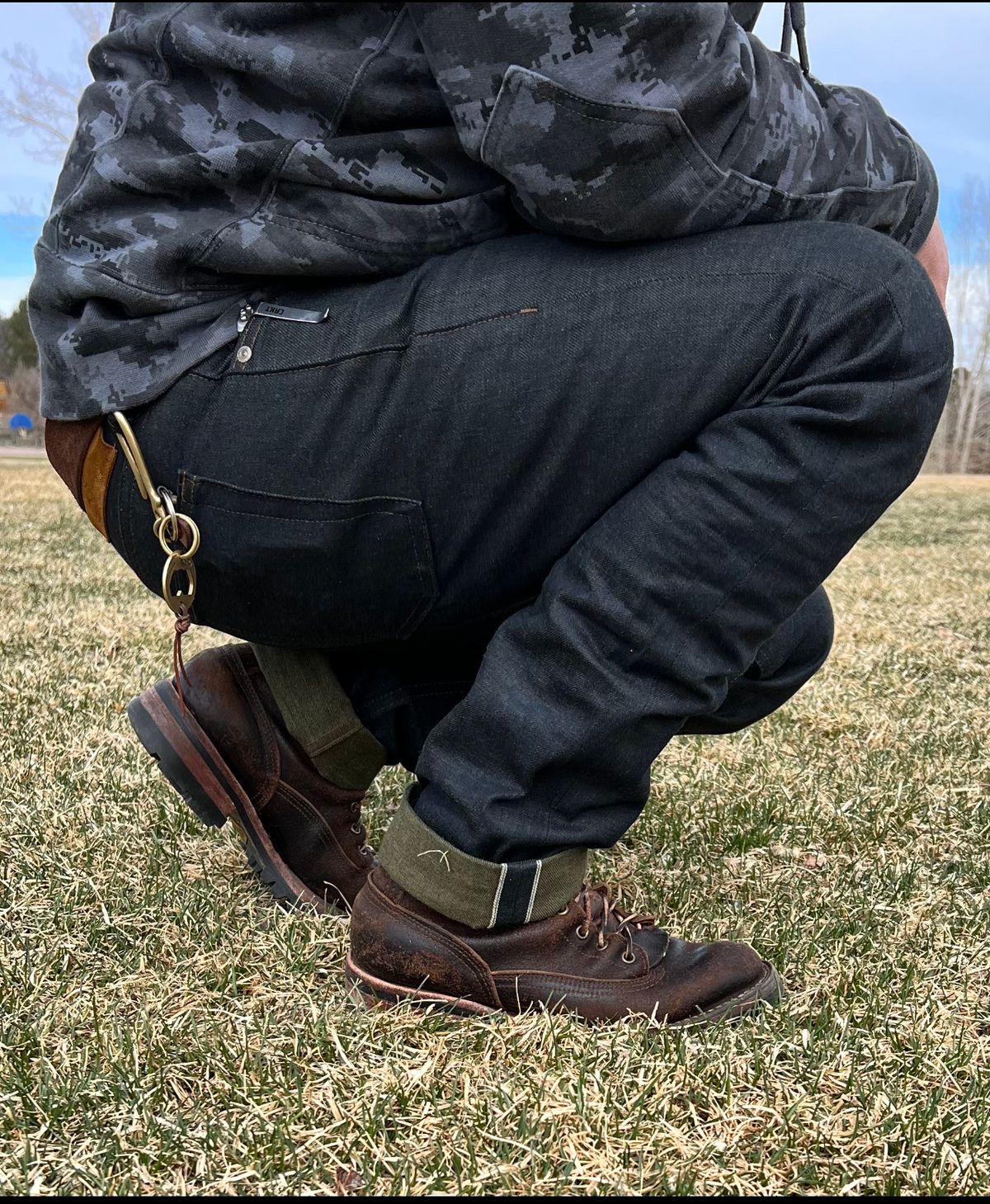 Photo by hopsandleather on April 3, 2023 of the Nicks Lace To Toe in Horween Brown Waxed Flesh.