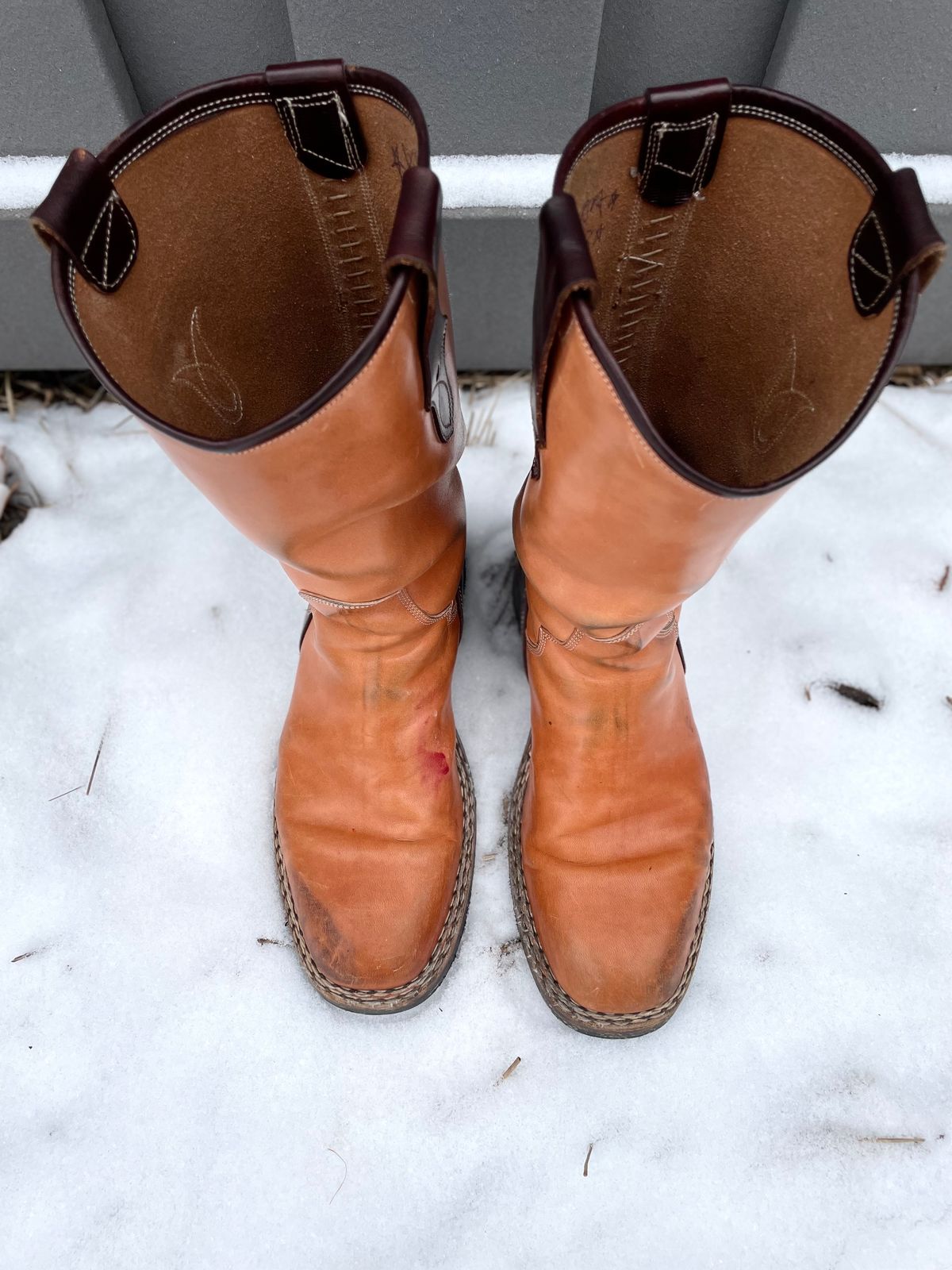 Photo by amara on January 1, 2024 of the Amara Hark-Weber Custom Model in Wickett & Craig Natural Glazed Harness.