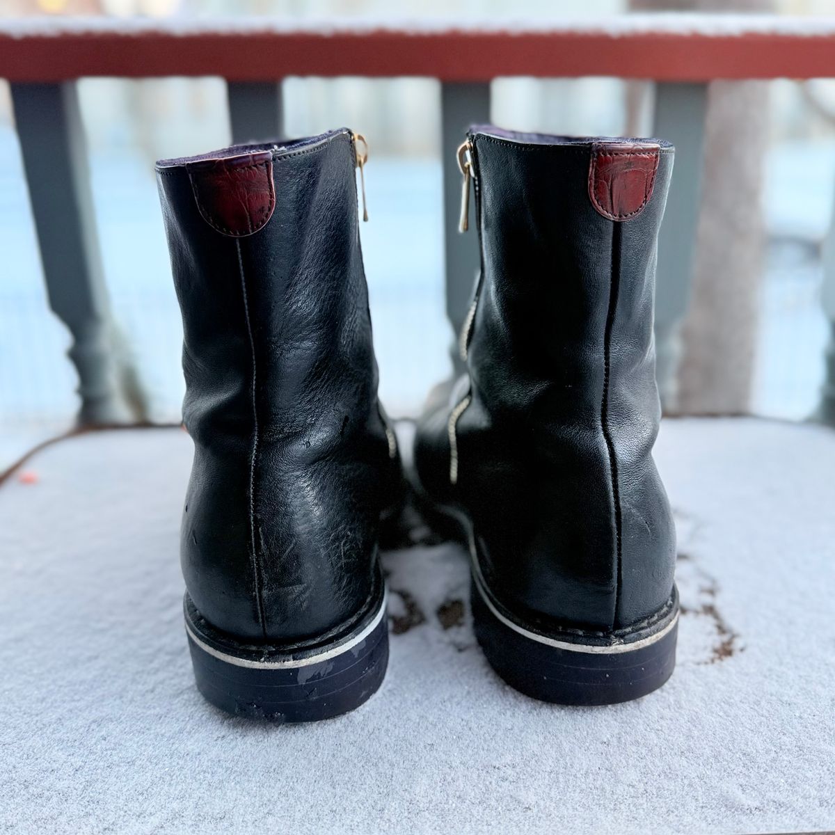 Photo by amara on December 2, 2024 of the Amara Hark-Weber Custom Model in Conceria Cloe Horse Front.