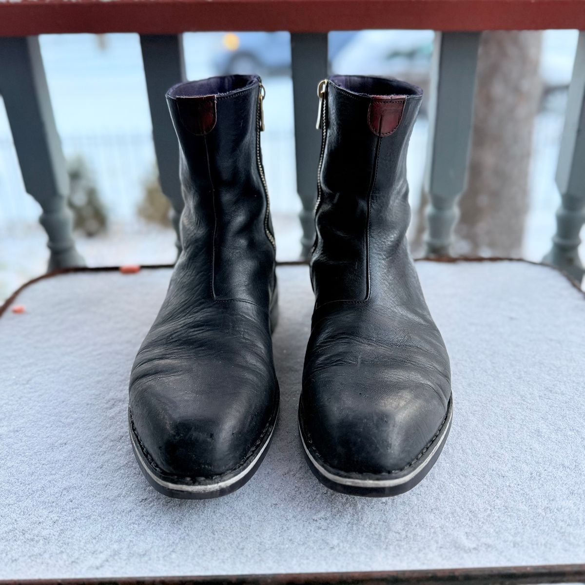 Photo by amara on December 2, 2024 of the Amara Hark-Weber Custom Model in Conceria Cloe Horse Front.
