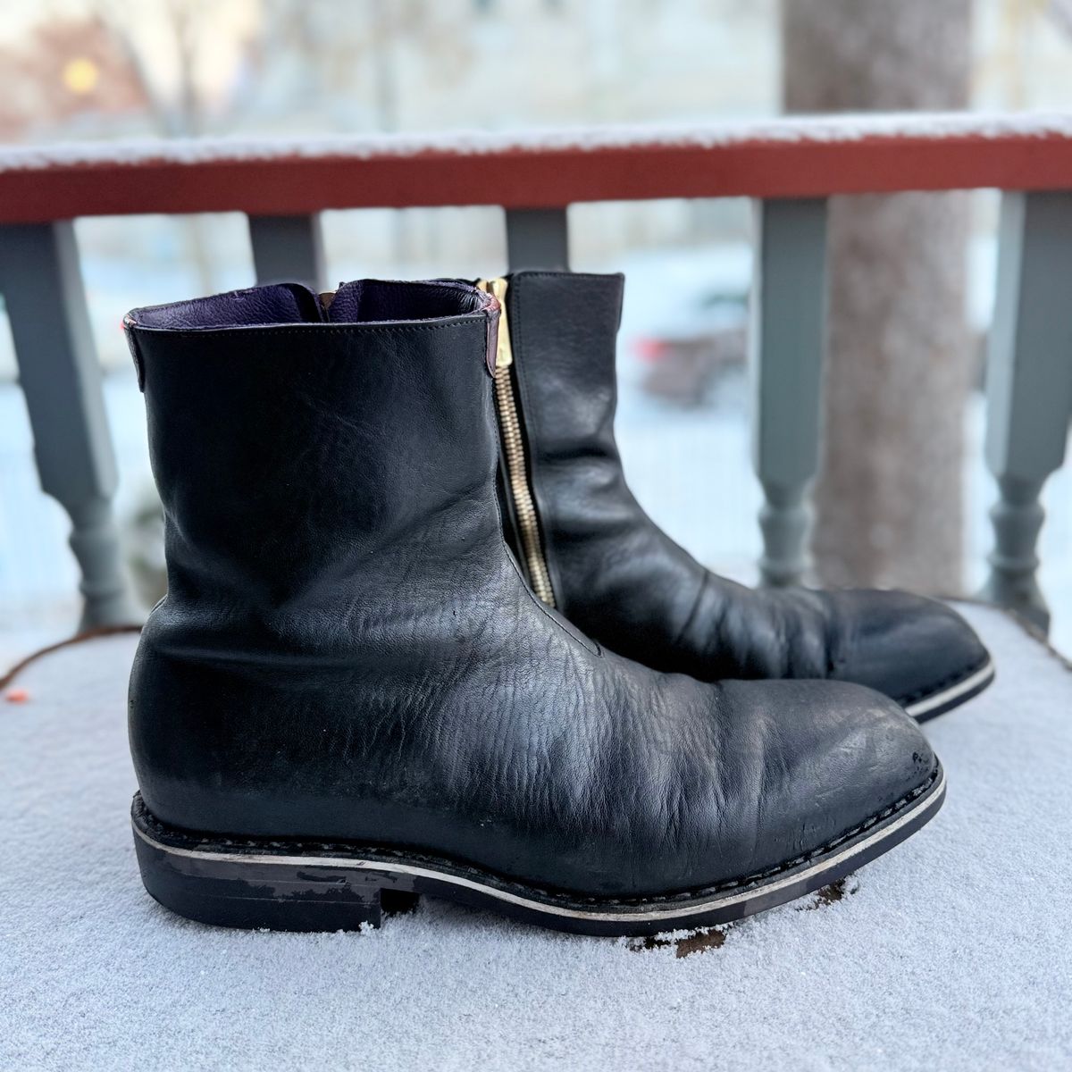 Photo by amara on December 2, 2024 of the Amara Hark-Weber Custom Model in Conceria Cloe Horse Front.