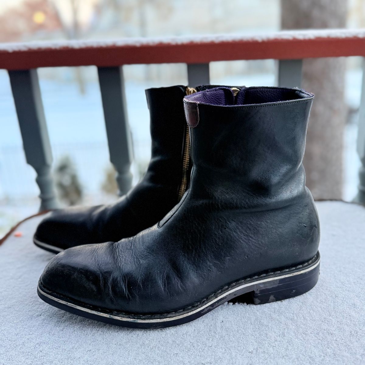 Photo by amara on December 2, 2024 of the Amara Hark-Weber Custom Model in Conceria Cloe Horse Front.