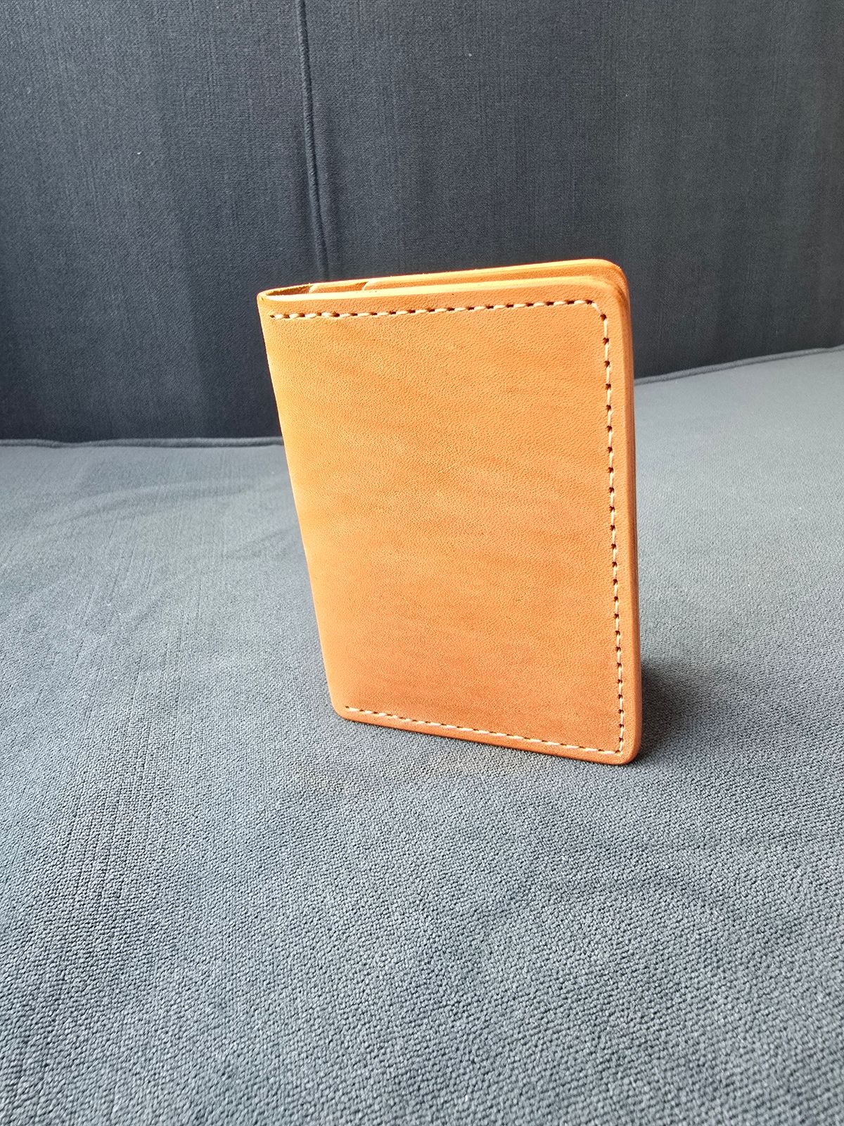 Photo by LouisvilleLeatherGuy on October 1, 2025 of the Ashland Leather Co. Bugs Moran in Horween Natural Pit-Tanned Horsebutt.
