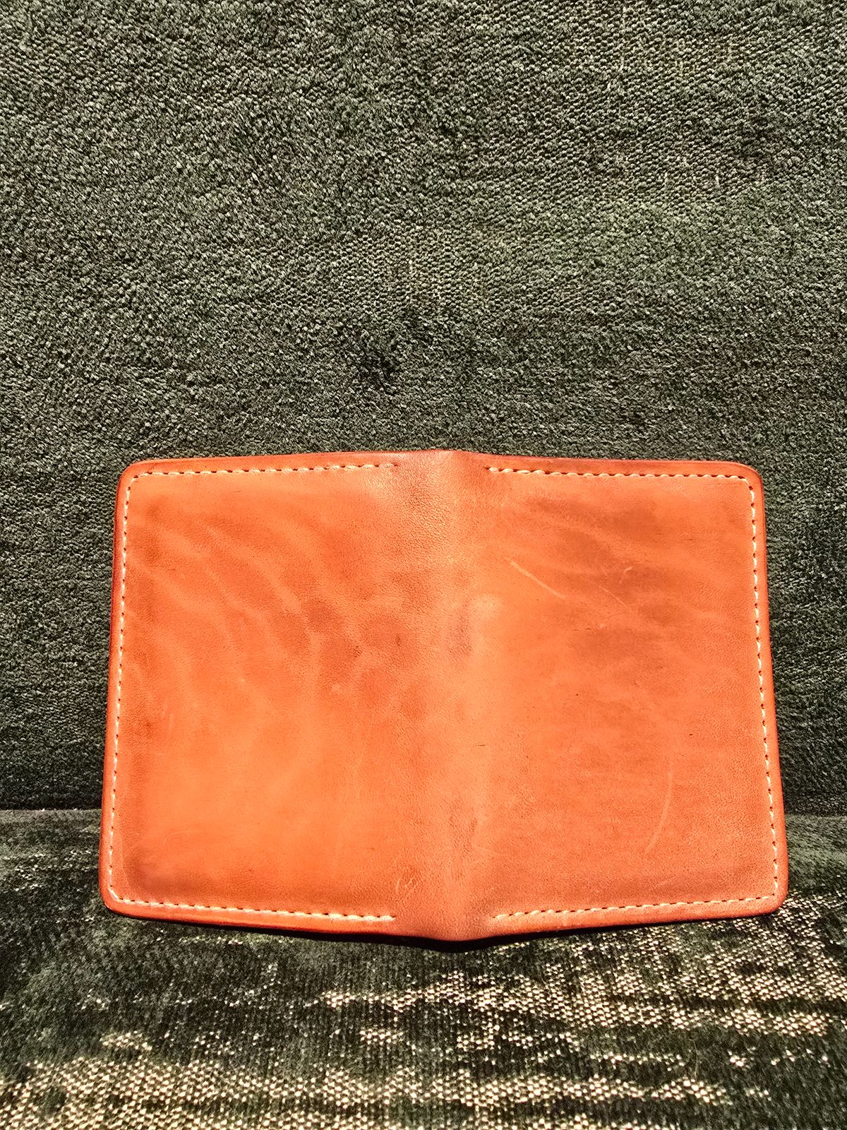 Photo by LouisvilleLeatherGuy on February 5, 2026 of the Ashland Leather Co. Bugs Moran in Horween Natural Pit-Tanned Horsebutt.