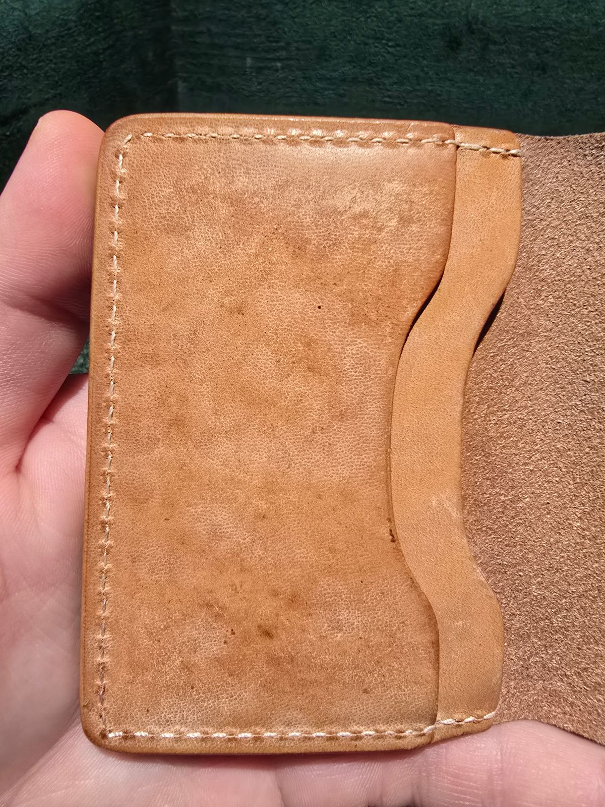 Photo by LouisvilleLeatherGuy on February 5, 2026 of the Ashland Leather Co. Bugs Moran in Horween Natural Pit-Tanned Horsebutt.