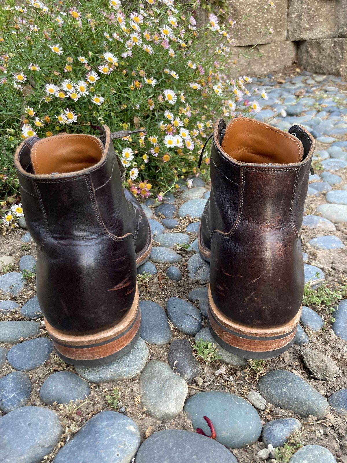 Photo by boogieshafer on May 2, 2022 of the Viberg Service Boot in Horween Brown Wooly.