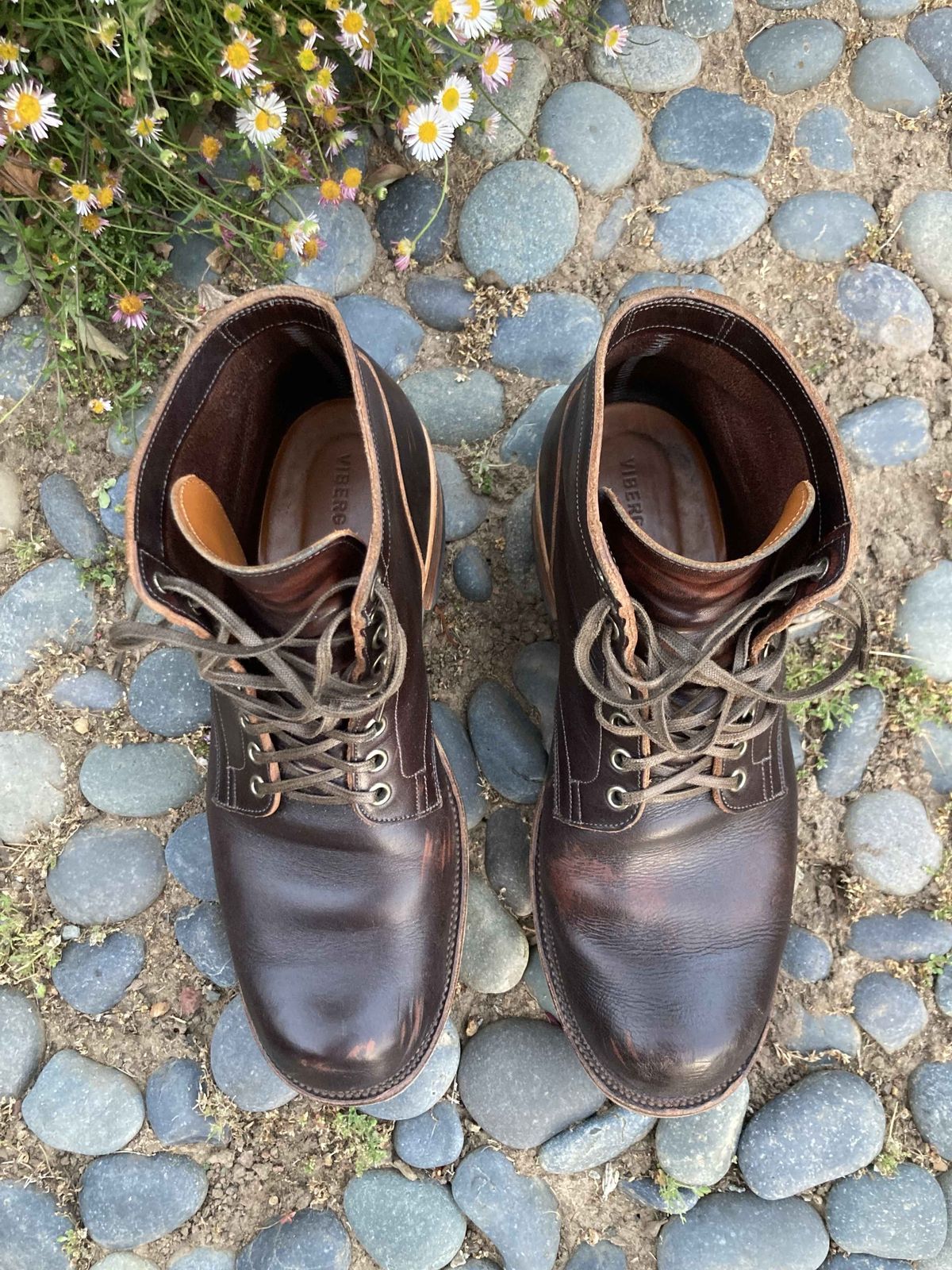 Photo by boogieshafer on May 2, 2022 of the Viberg Service Boot in Horween Brown Wooly.