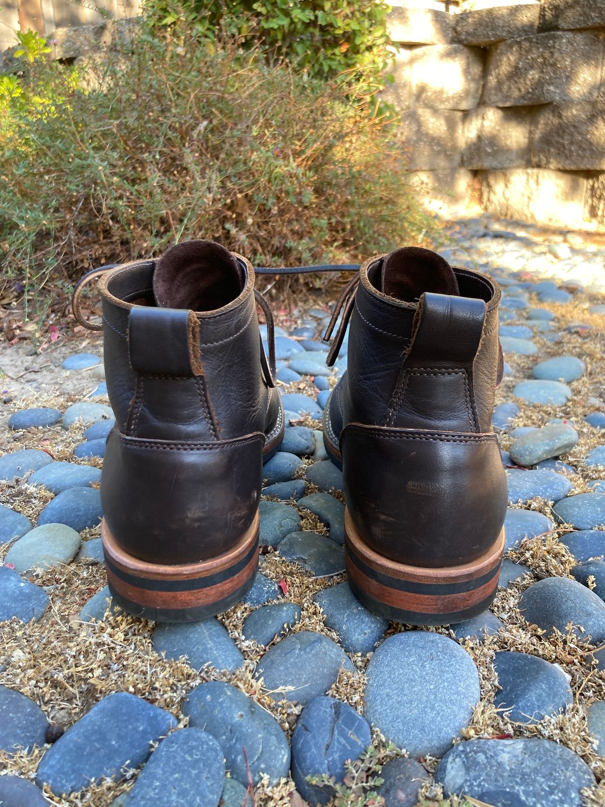 Photo by boogieshafer on September 6, 2023 of the Viberg Service Boot in Seidel Brown Oil Tan.