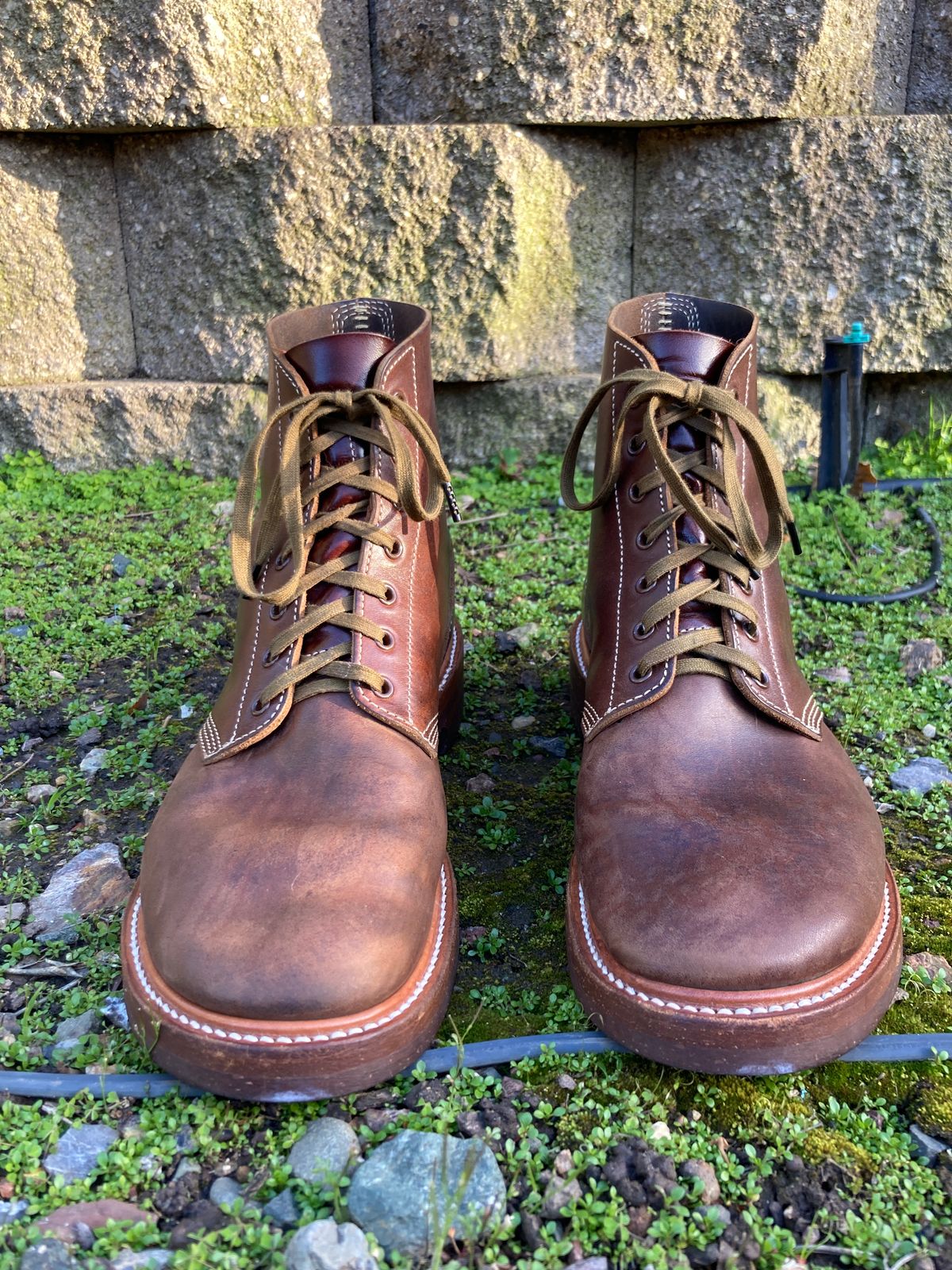 Photo by boogieshafer on February 24, 2023 of the John Lofgren M-43 Service Shoes in Horween Brown Chromexcel Horsehide.
