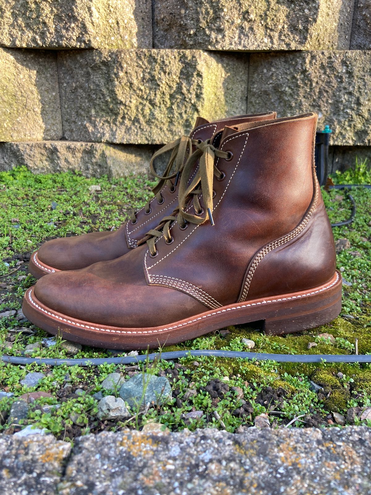 Photo by boogieshafer on February 24, 2023 of the John Lofgren M-43 Service Shoes in Horween Brown Chromexcel Horsehide.