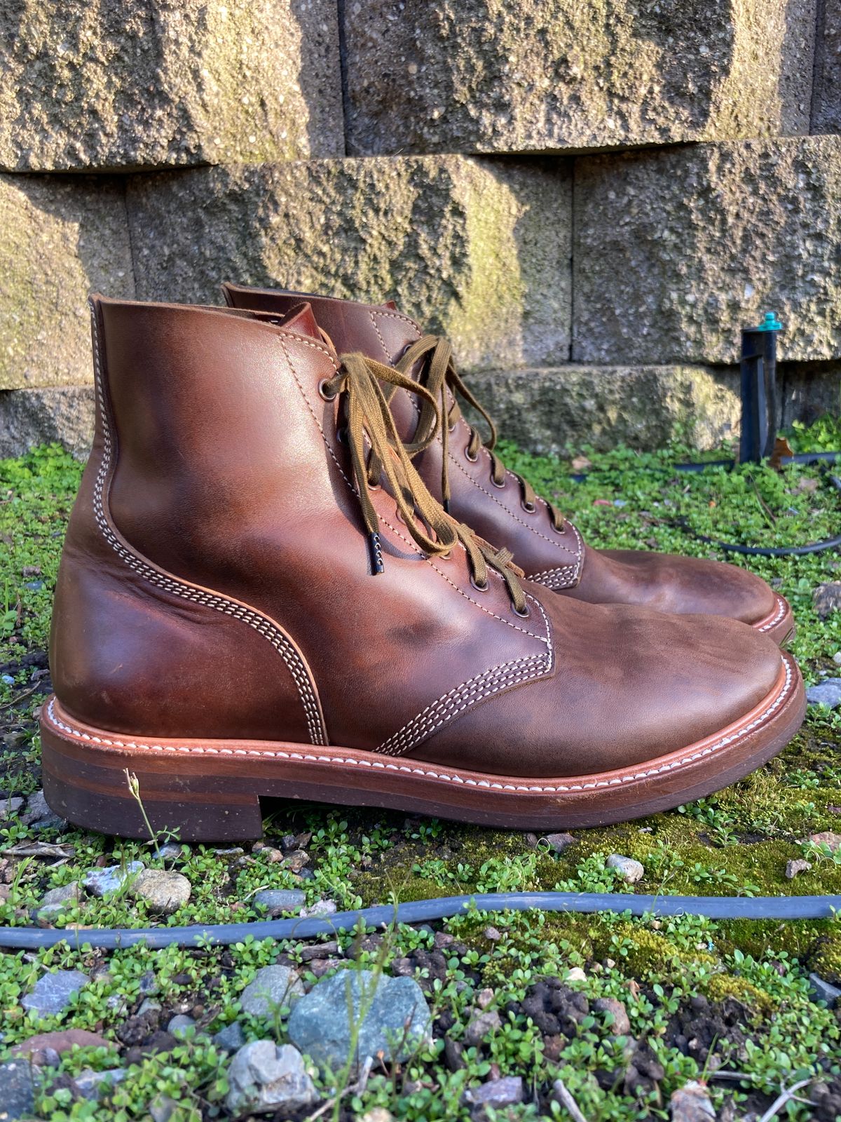 Photo by boogieshafer on February 24, 2023 of the John Lofgren M-43 Service Shoes in Horween Brown Chromexcel Horsehide.
