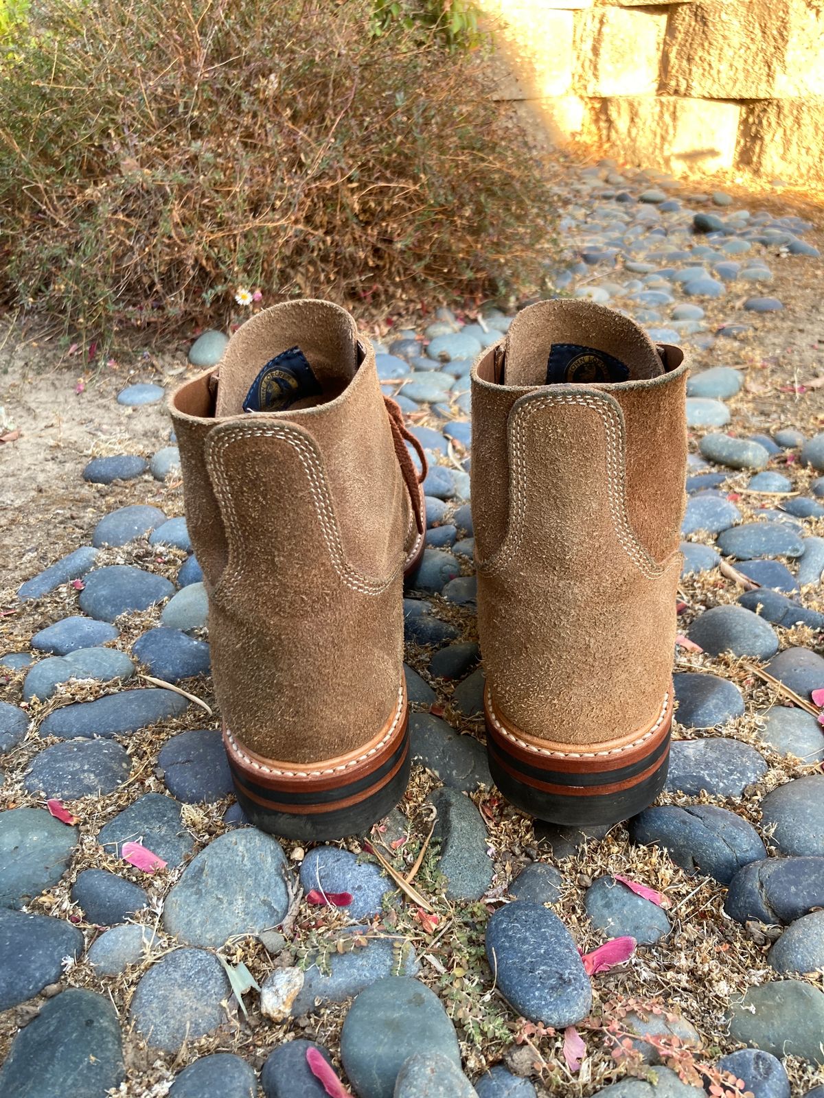 Photo by boogieshafer on September 24, 2023 of the John Lofgren M-43 Service Shoes in Horween Natural Chromexcel Roughout.