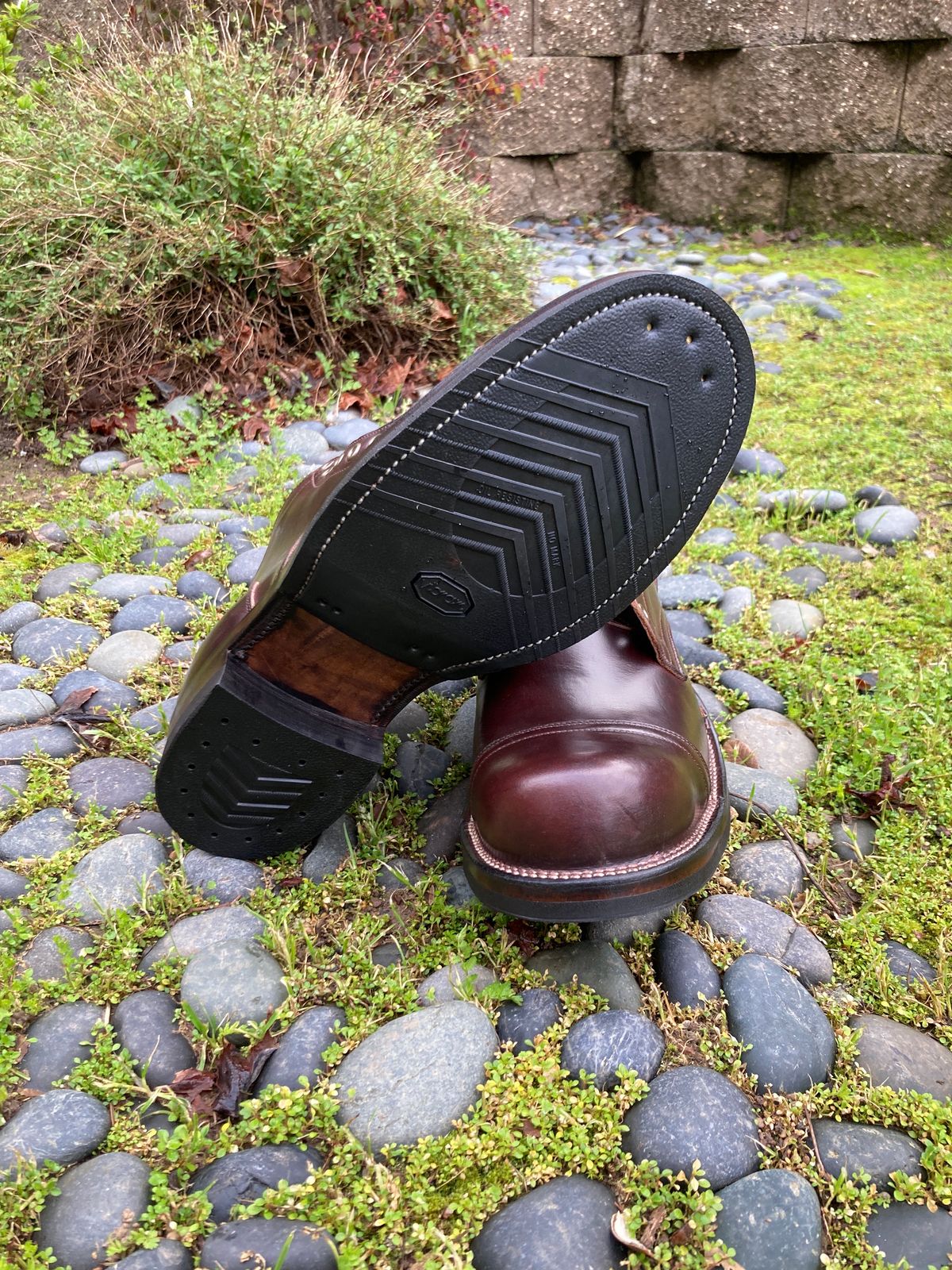 Photo by boogieshafer on February 11, 2024 of the Viberg Service Boot PCT in Horween Brown Chromexcel.