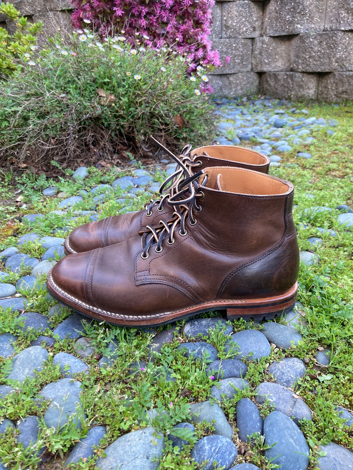 Photo by boogieshafer on March 17, 2024 of the Viberg Service Boot PCT in Unknown Material.