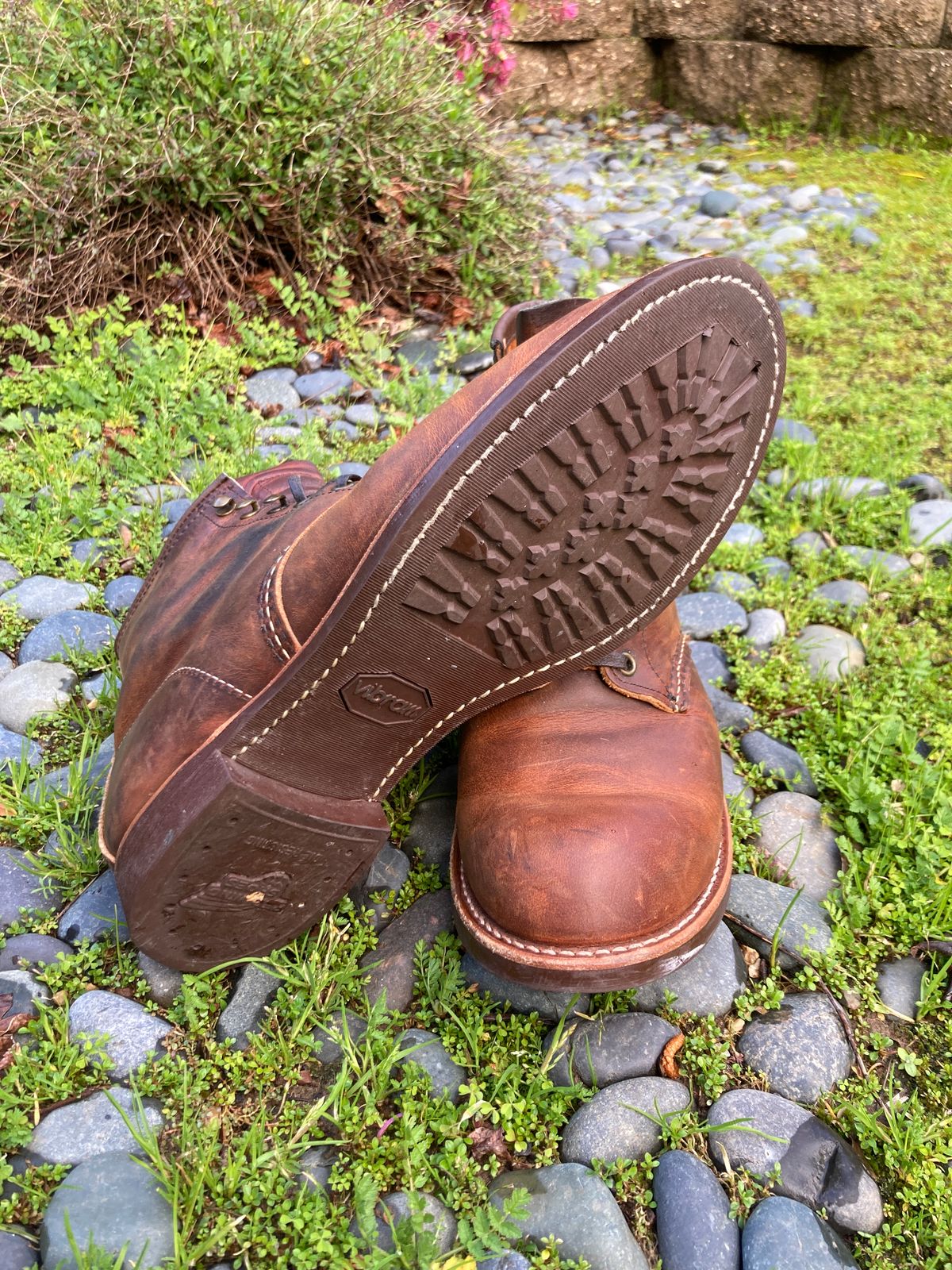 Photo by boogieshafer on March 4, 2024 of the Red Wing Blacksmith in S.B. Foot Copper Rough and Tough.