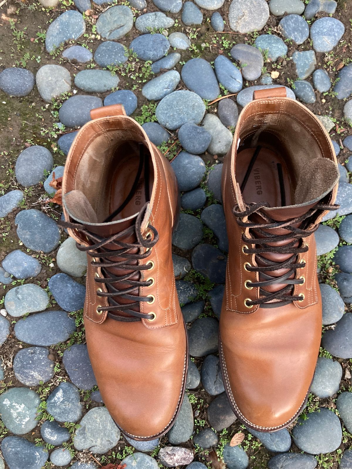 Photo by boogieshafer on December 6, 2022 of the Viberg Service Boot in Maryam Toscanello Horsebutt.