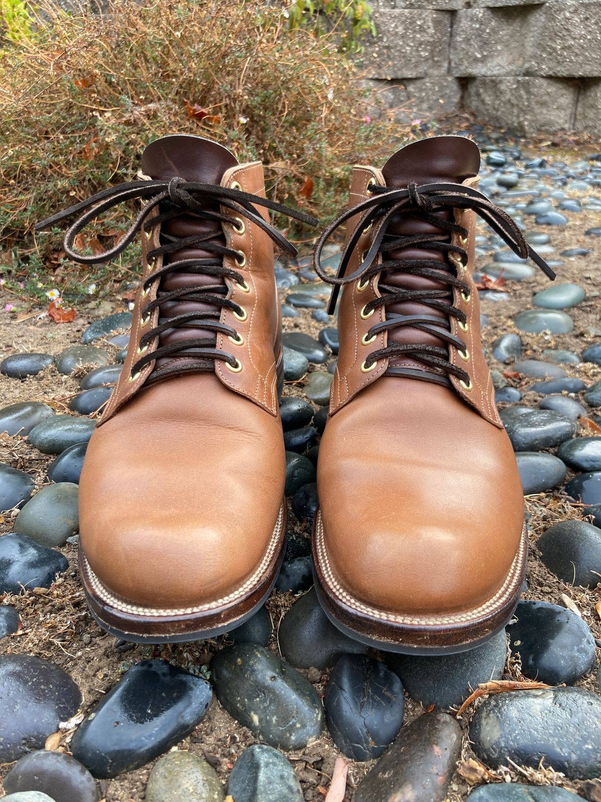 Photo by boogieshafer on November 1, 2022 of the Viberg Service Boot in Maryam Toscanello Horsebutt.