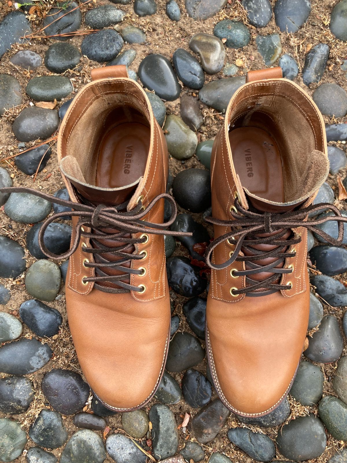 Photo by boogieshafer on November 1, 2022 of the Viberg Service Boot in Maryam Toscanello Horsebutt.