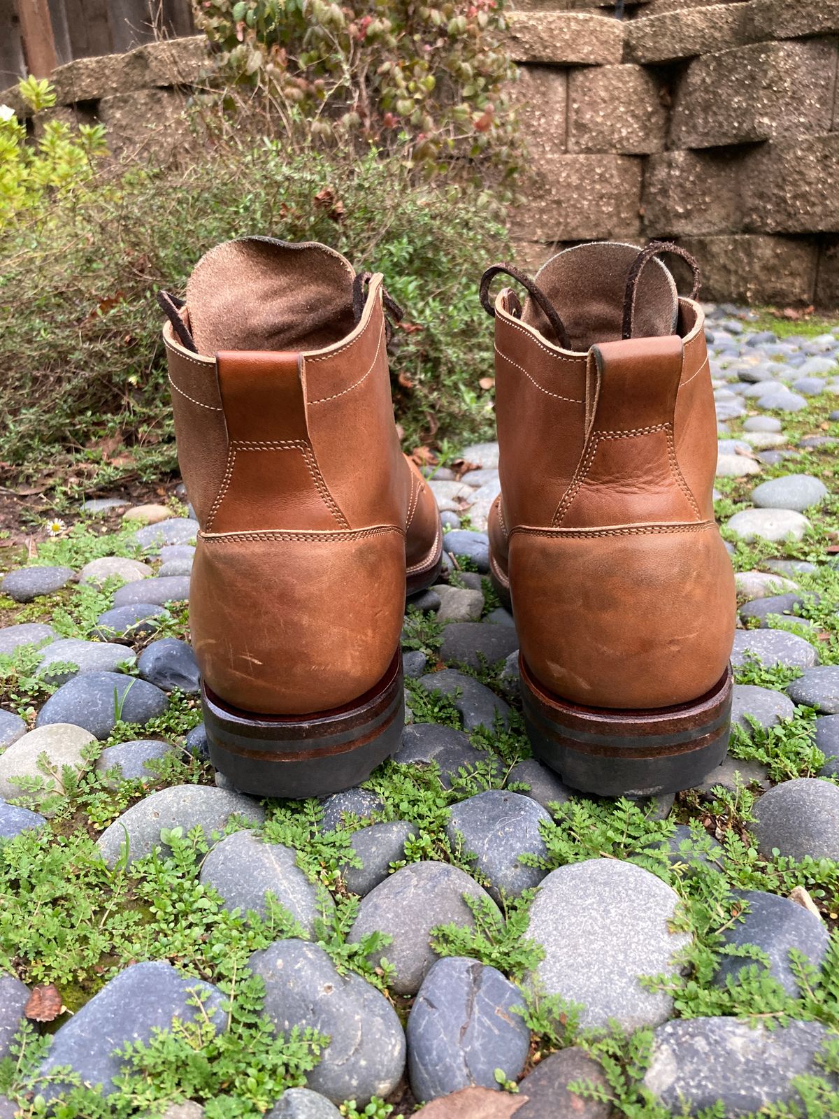 Photo by boogieshafer on January 7, 2023 of the Viberg Service Boot in Maryam Toscanello Horsebutt.