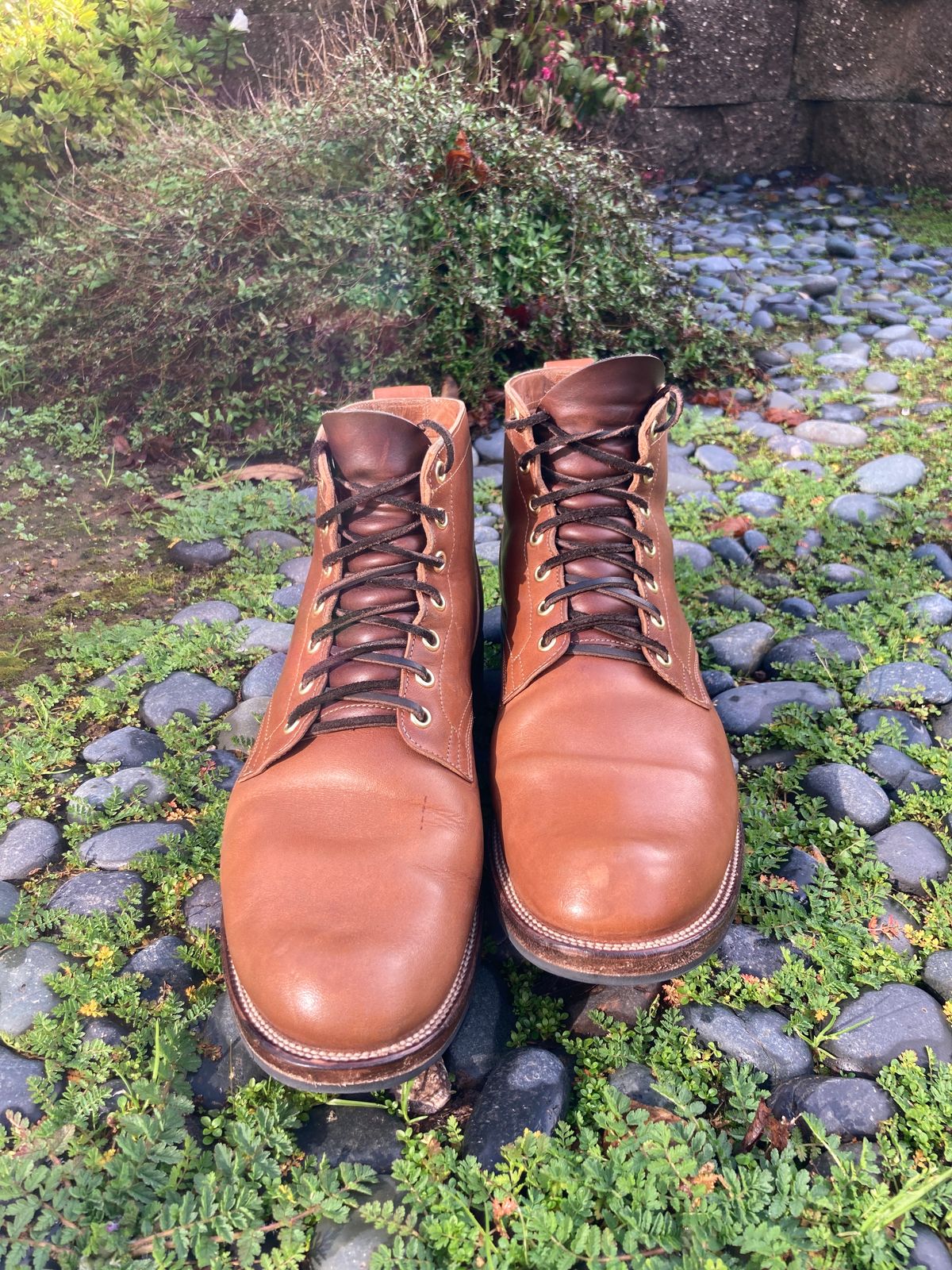 Photo by boogieshafer on February 5, 2023 of the Viberg Service Boot in Maryam Toscanello Horsebutt.