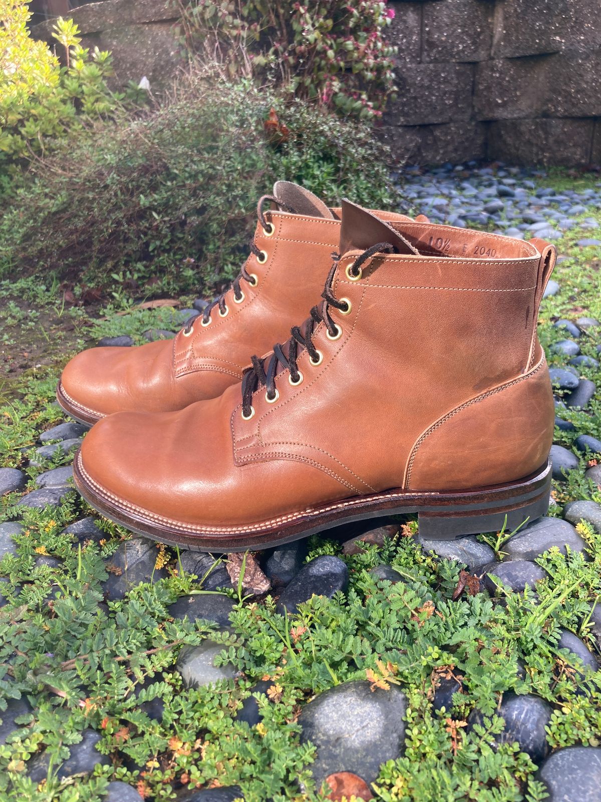 Photo by boogieshafer on February 5, 2023 of the Viberg Service Boot in Maryam Toscanello Horsebutt.