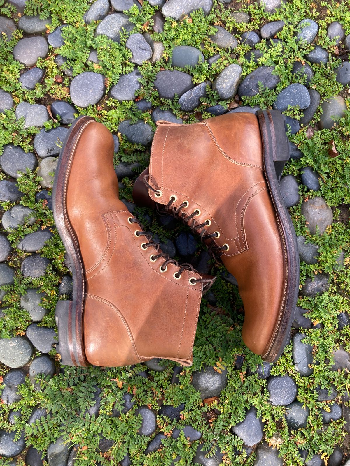 Photo by boogieshafer on February 5, 2023 of the Viberg Service Boot in Maryam Toscanello Horsebutt.