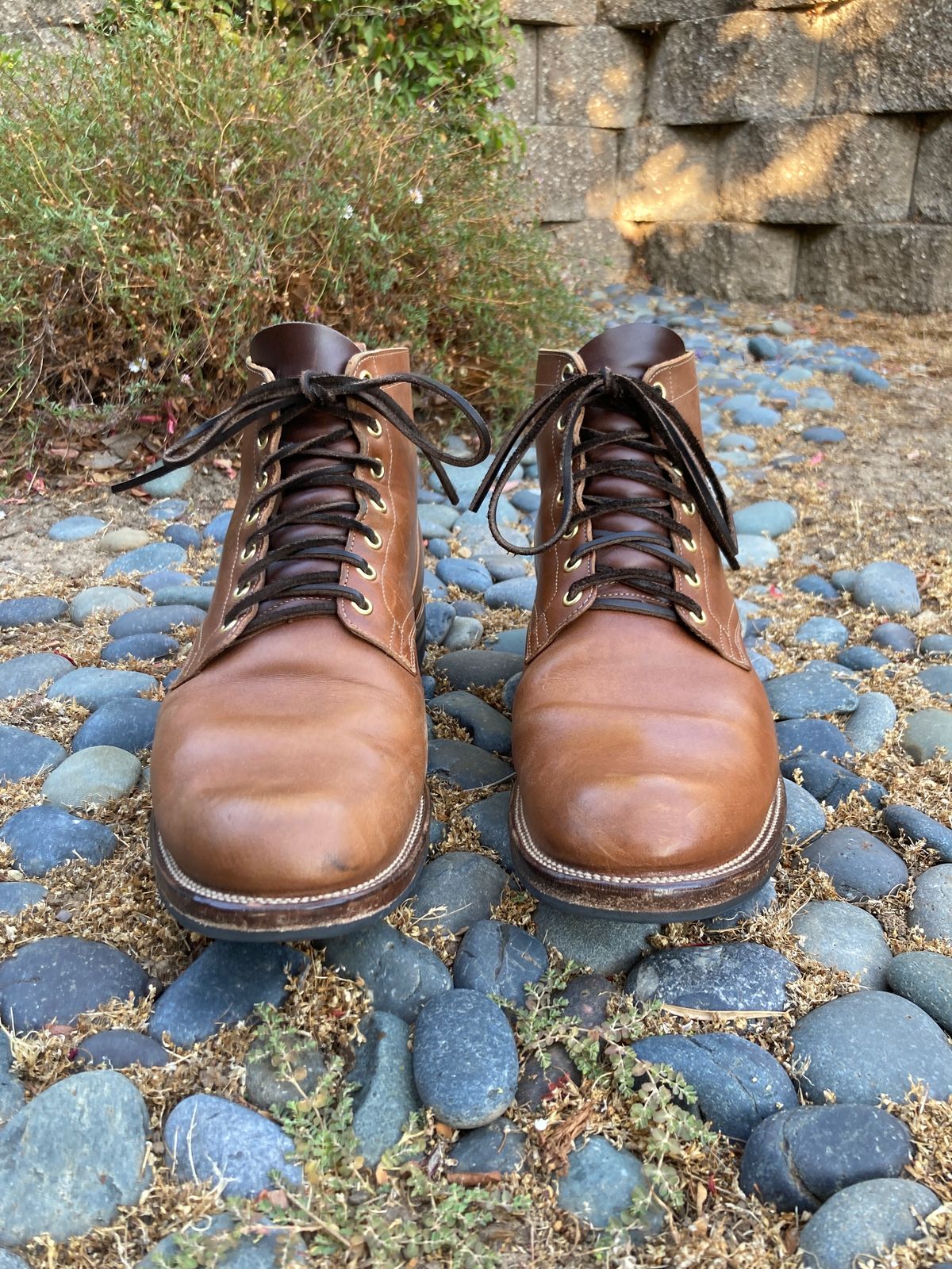 Photo by boogieshafer on August 24, 2023 of the Viberg Service Boot in Maryam Toscanello Horsebutt.