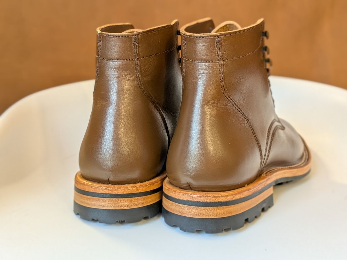 Photo by rabton on October 5, 2025 of the Parkhurst The Allen in Italpel Caramel Teacore Veg Tan.