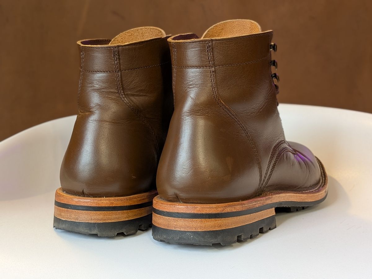 Photo by rabton on November 5, 2025 of the Parkhurst The Allen in Italpel Caramel Teacore Veg Tan.