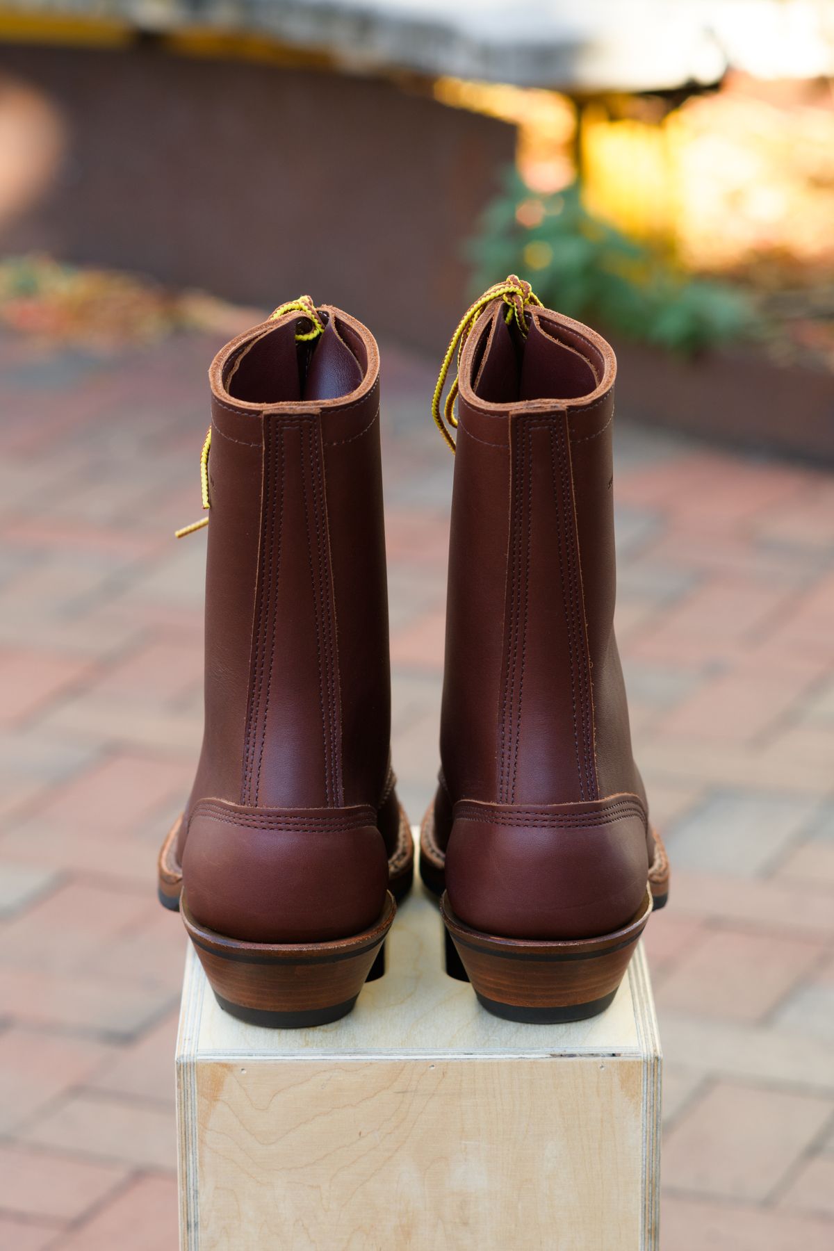 Photo by mattermanla on November 1, 2023 of the White's Packer Pointed Toe in Seidel Red Dog Oil Tan.