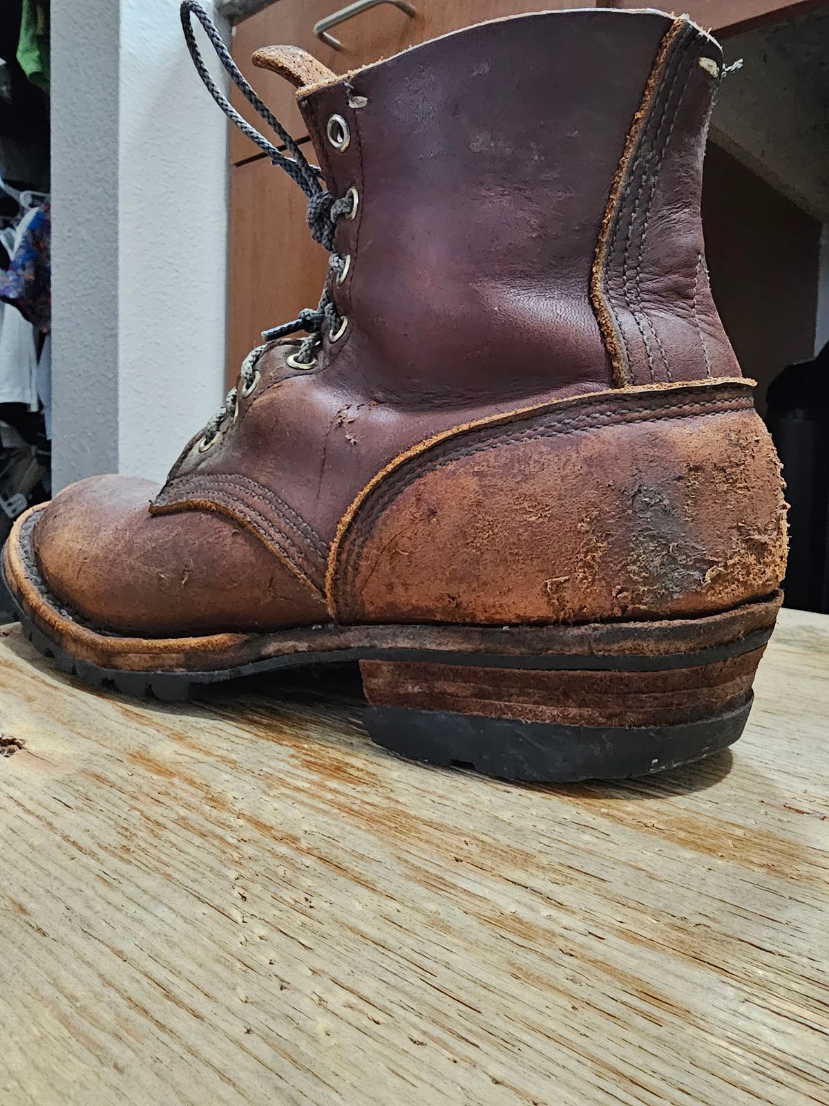 Photo by arriaga214 on November 18, 2023 of the JK Boots Superduty in Seidel Redwood Oil Tan.