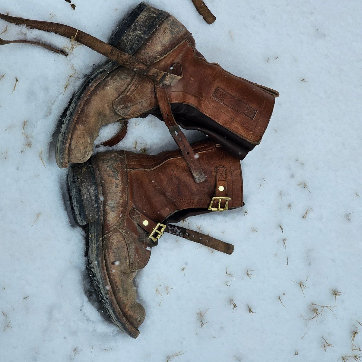 Photo by arriaga214 on January 9, 2025 of the Nicks Heritage TankerPro in Horween Natural Dublin.