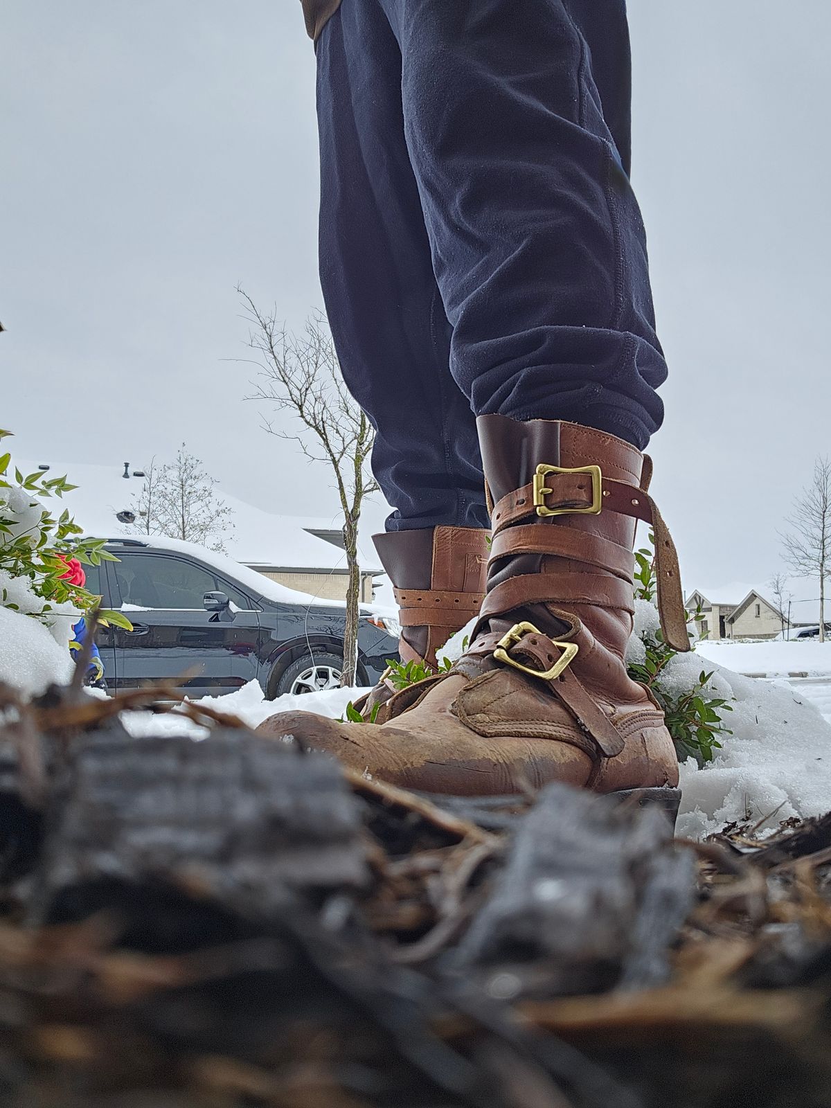 Photo by arriaga214 on January 10, 2025 of the Nicks Heritage TankerPro in Horween Natural Dublin.