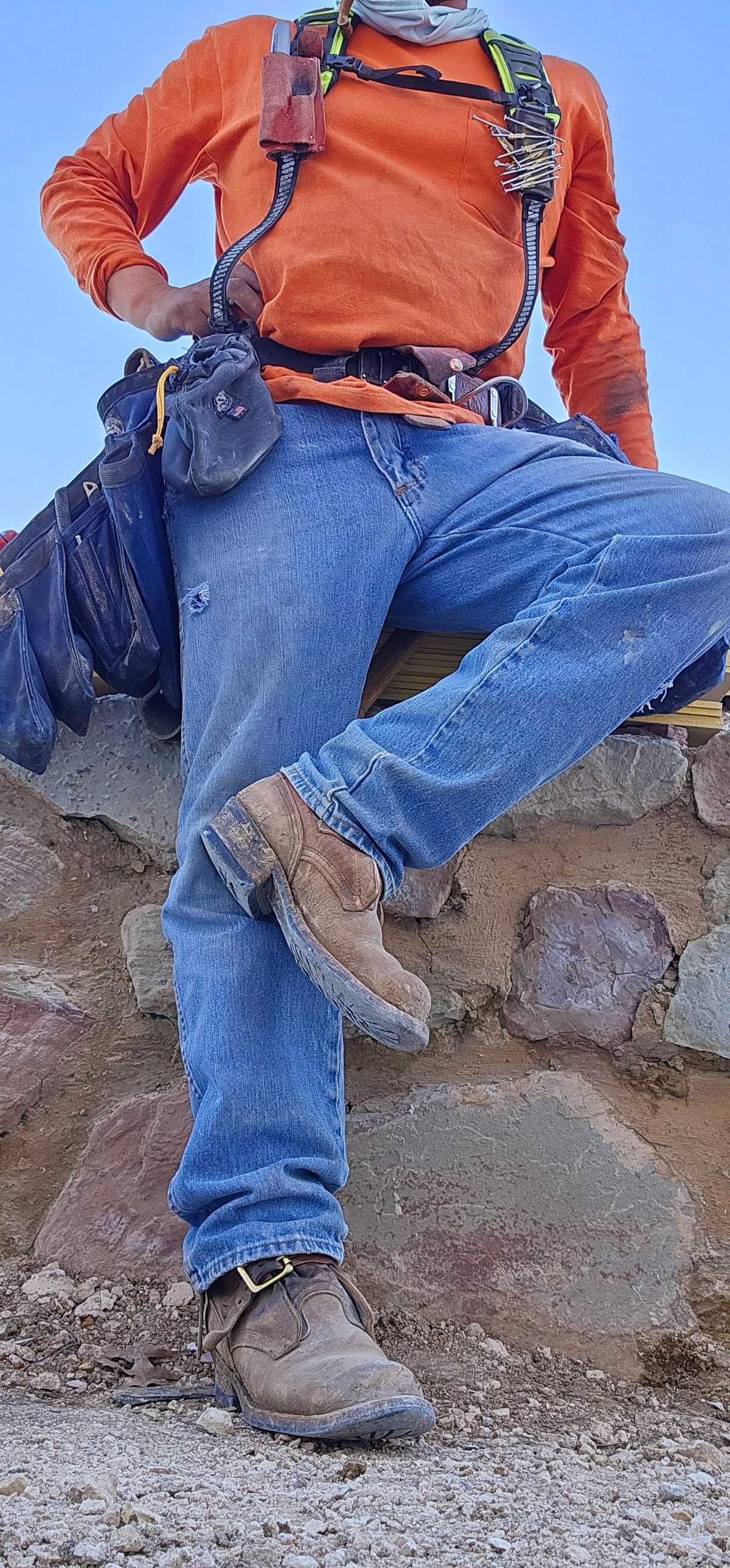 Photo by arriaga214 on February 28, 2025 of the Nicks Heritage TankerPro in Horween Natural Dublin.