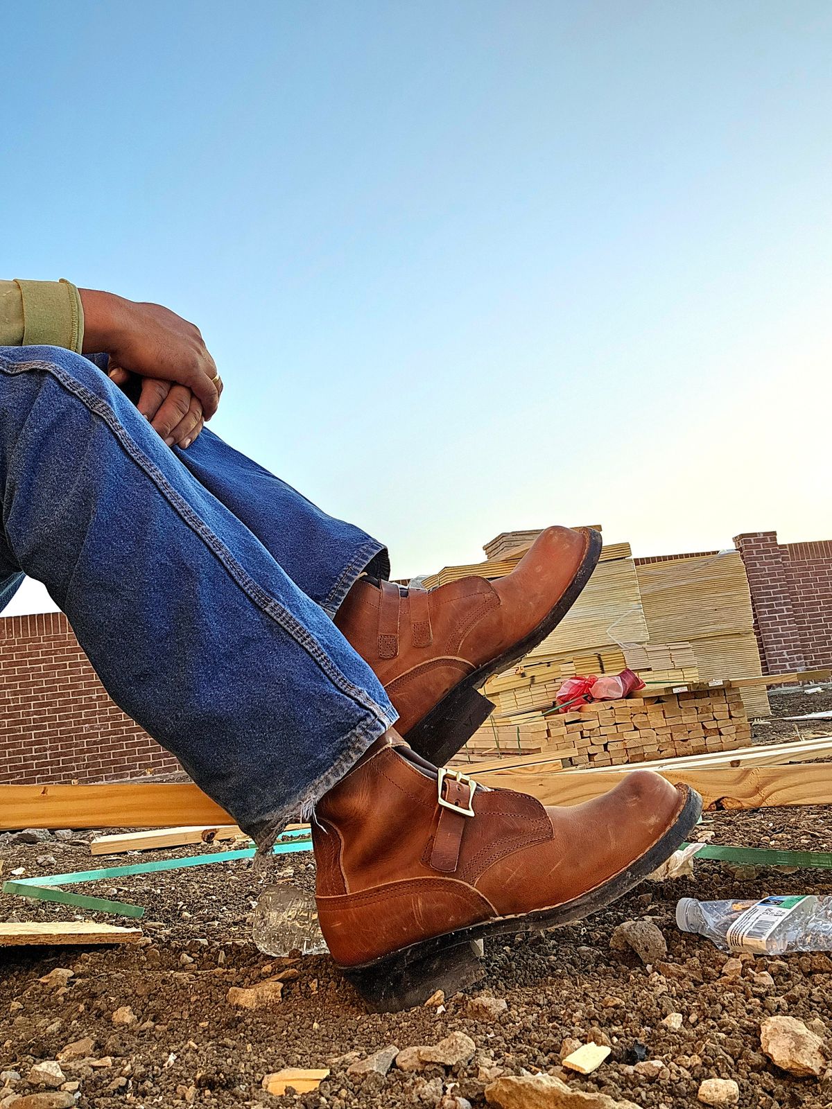 Photo by arriaga214 on October 2, 2024 of the Nicks Heritage TankerPro in Horween Natural Dublin.