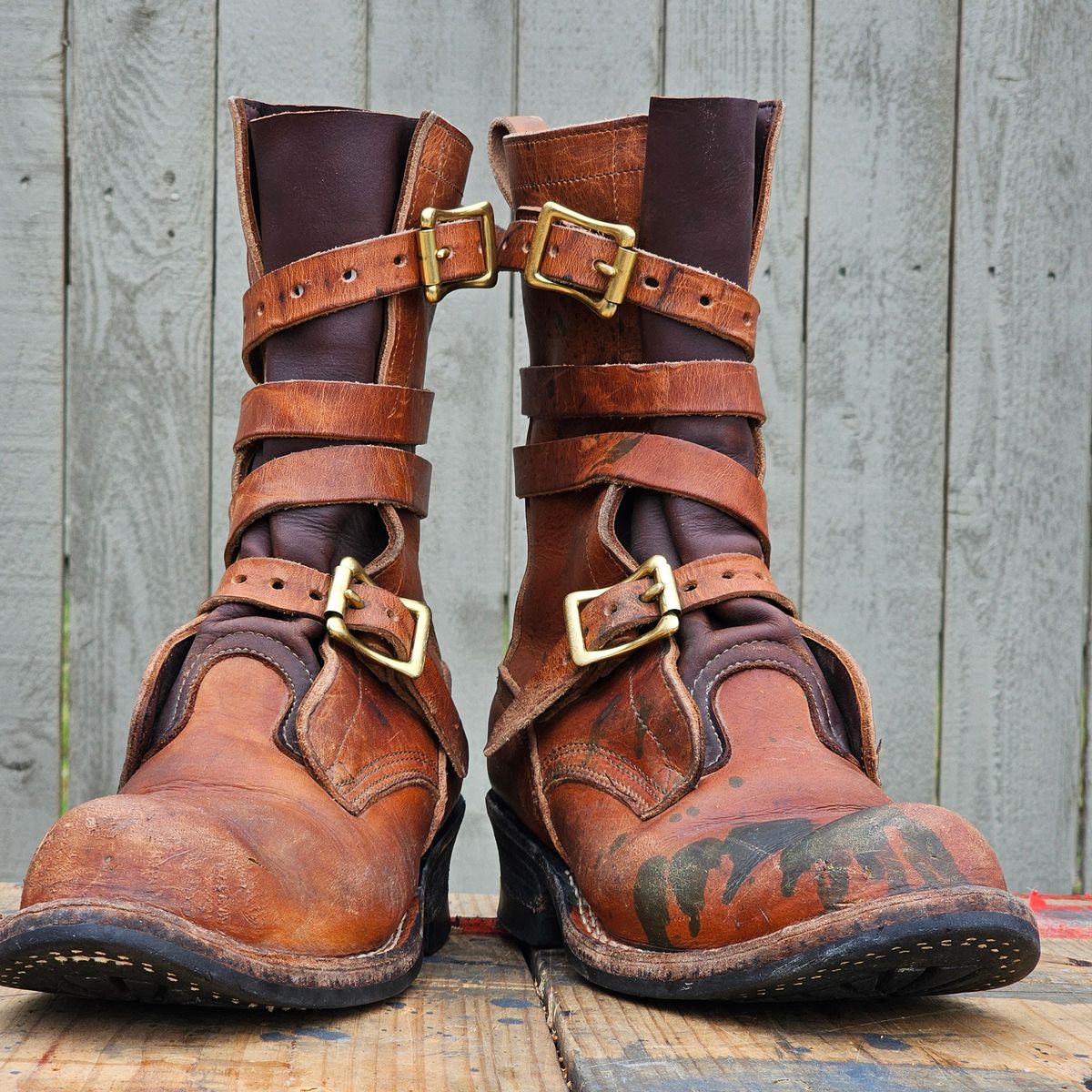 Photo by arriaga214 on November 1, 2024 of the Nicks Heritage TankerPro in Horween Natural Dublin.