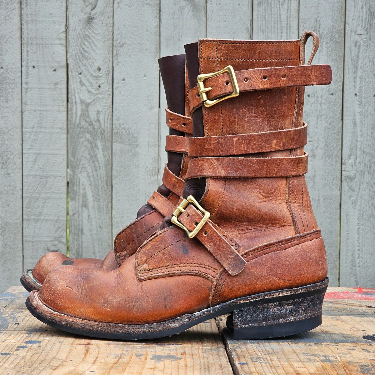 Photo by arriaga214 on November 1, 2024 of the Nicks Heritage TankerPro in Horween Natural Dublin.