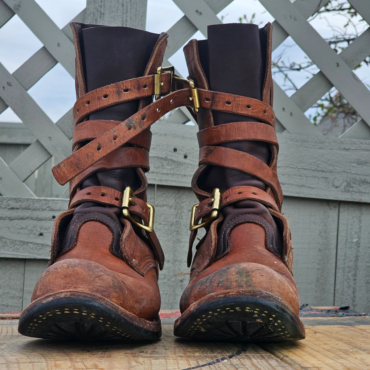 Photo by arriaga214 on December 1, 2024 of the Nicks Heritage TankerPro in Horween Natural Dublin.