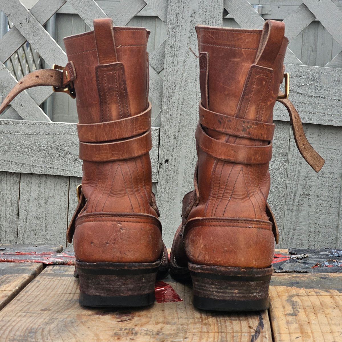 Photo by arriaga214 on December 1, 2024 of the Nicks Heritage TankerPro in Horween Natural Dublin.
