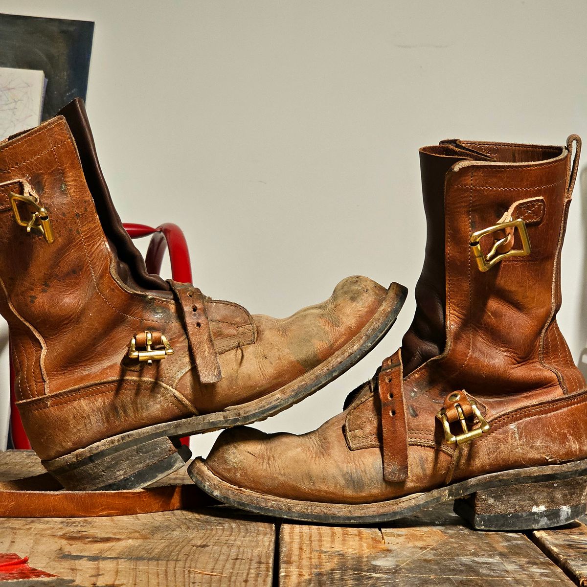 Photo by arriaga214 on December 4, 2024 of the Nicks Heritage TankerPro in Horween Natural Dublin.