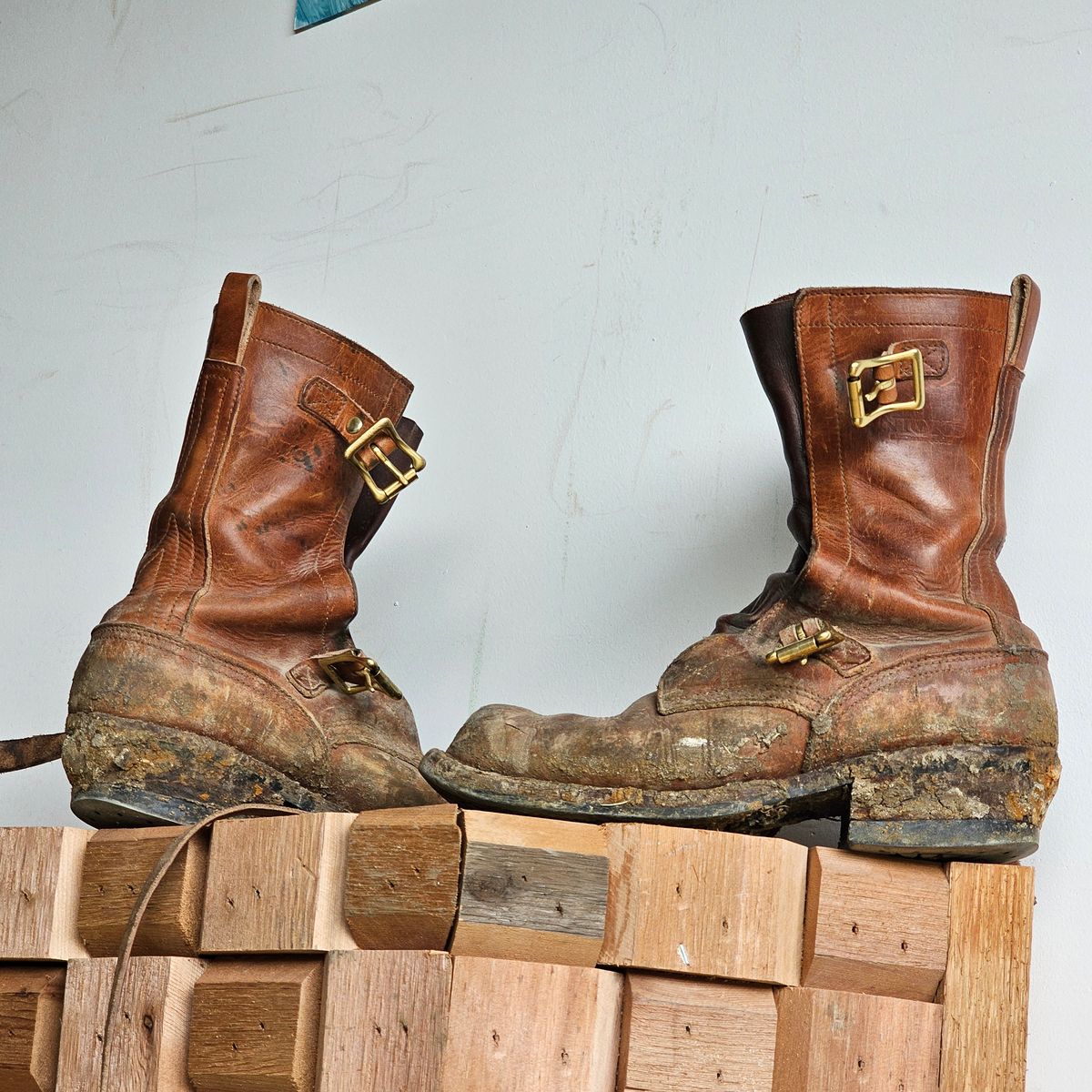Photo by arriaga214 on December 15, 2024 of the Nicks Heritage TankerPro in Horween Natural Dublin.