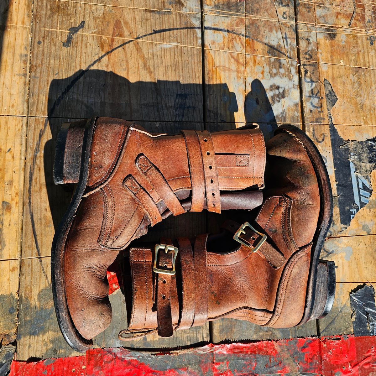 Photo by arriaga214 on January 1, 2025 of the Nicks Heritage TankerPro in Horween Natural Dublin.