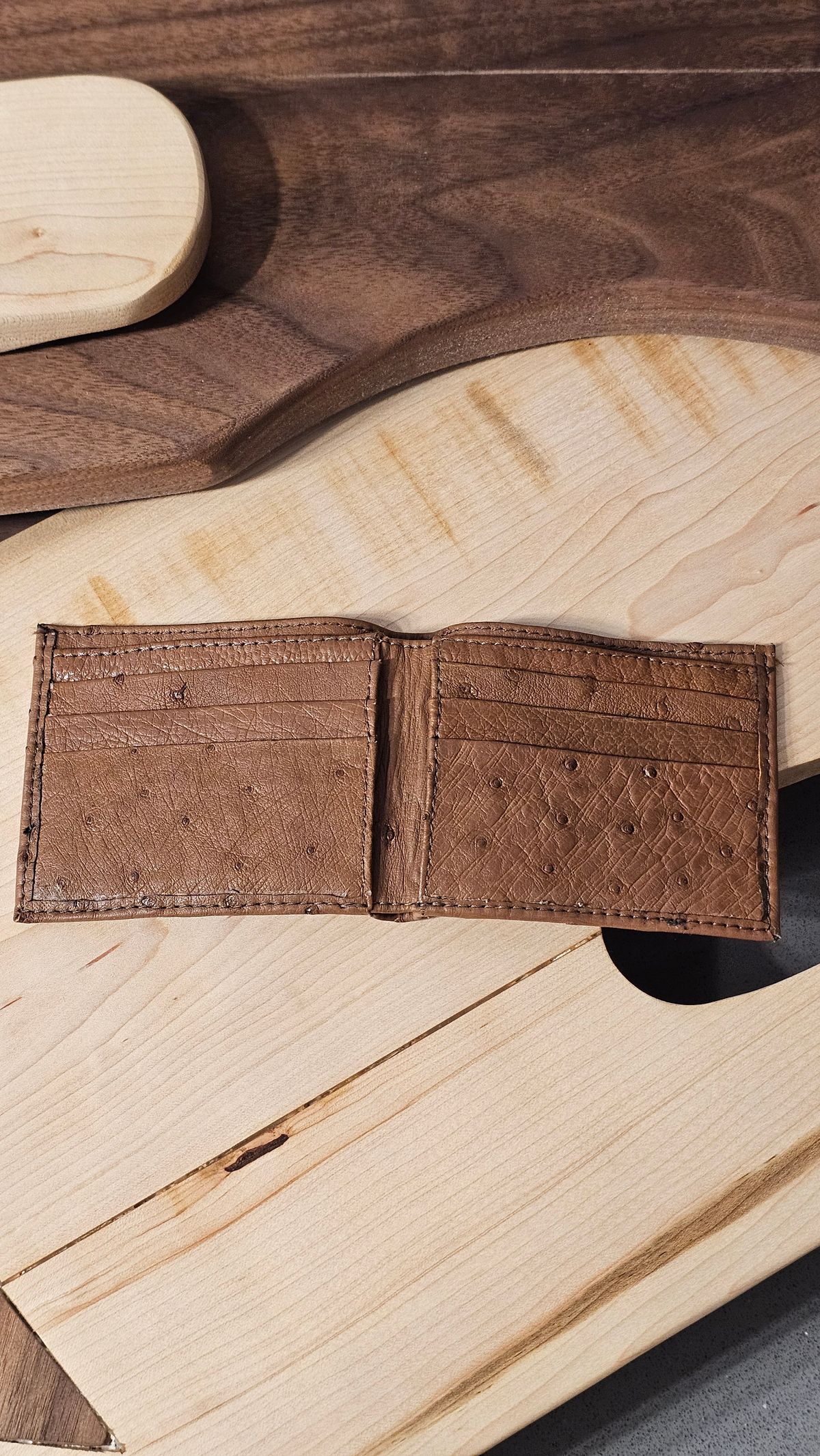 Photo by arriaga214 on October 2, 2025 of the Unknown. From Guanajuato MX Wallet in Full Quill Ostrich.
