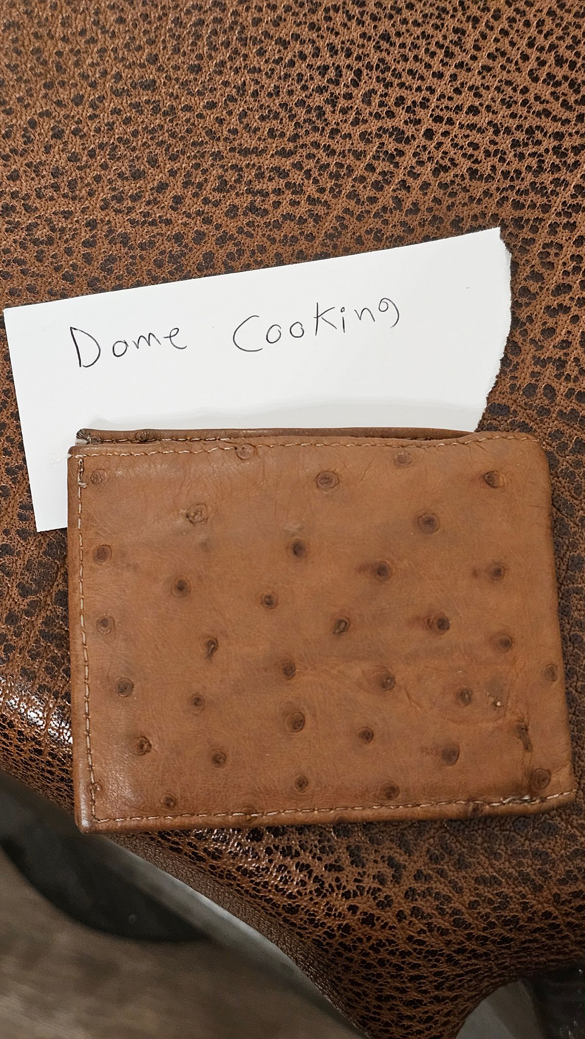 Photo by arriaga214 on November 6, 2025 of the Unknown. From Guanajuato MX Wallet in Full Quill Ostrich.