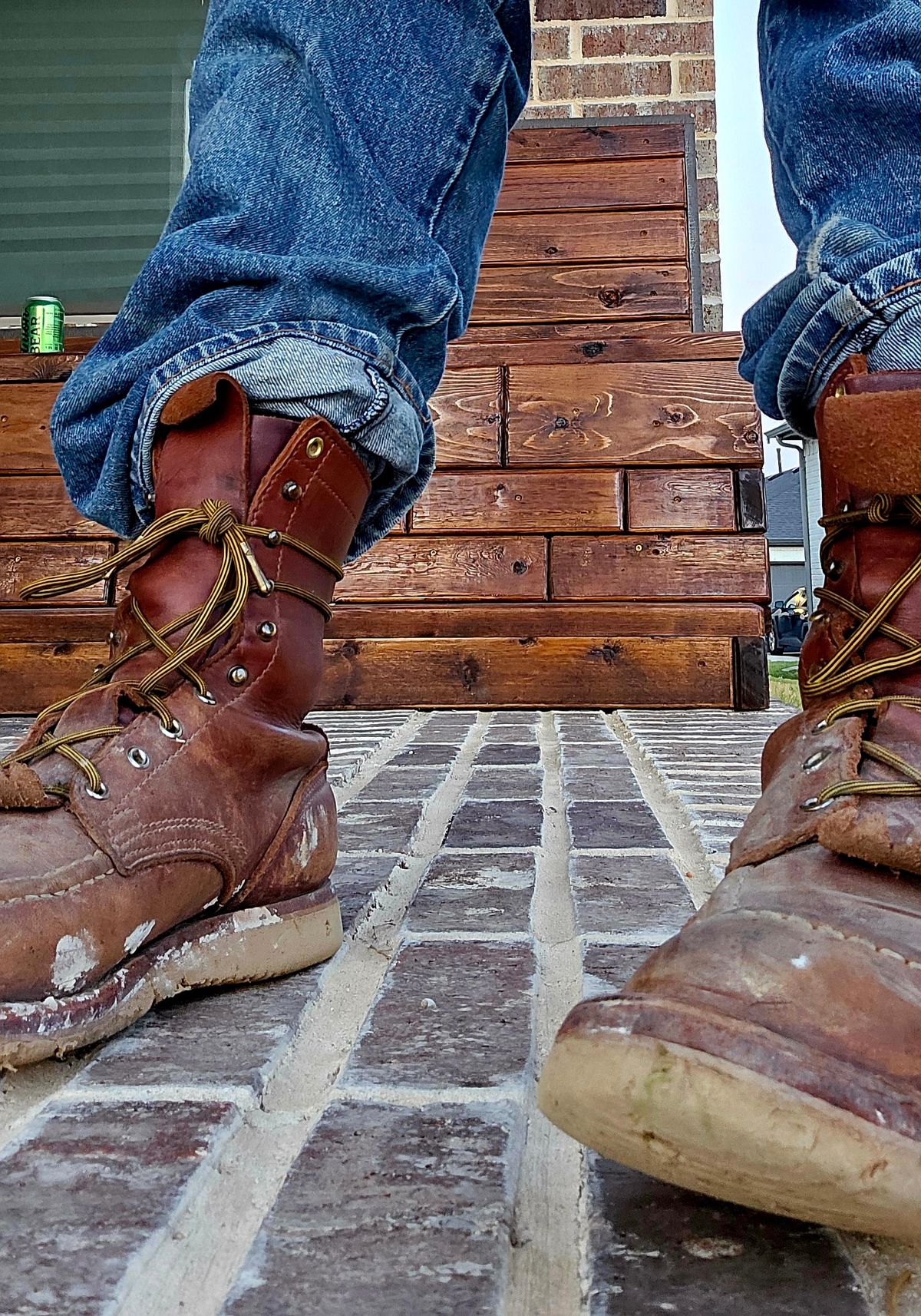 Photo by arriaga214 on August 9, 2025 of the Nicks Moc Toe in Seidel 1964 Brown.