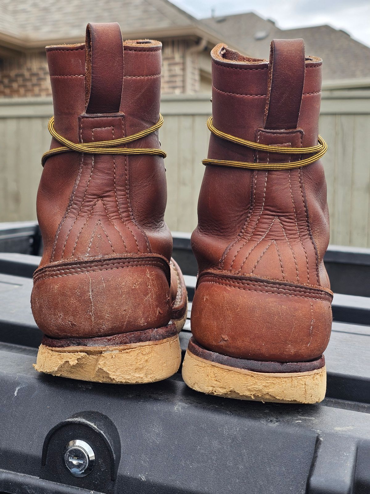 Photo by arriaga214 on September 6, 2025 of the Nicks Moc Toe in Seidel 1964 Brown.