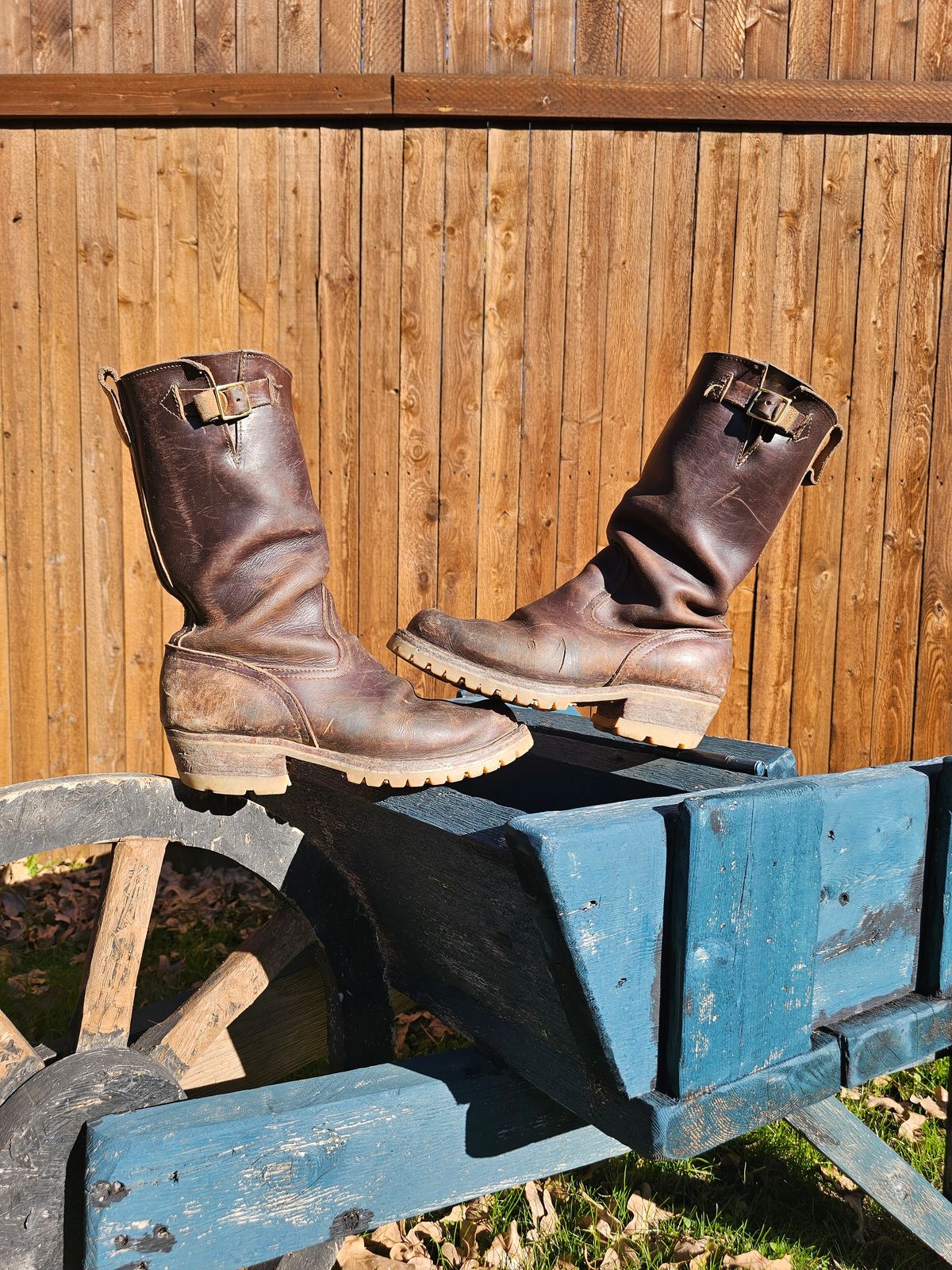 Photo by arriaga214 on December 3, 2023 of the Nicks Renegade in Horween Brown Chromexcel.