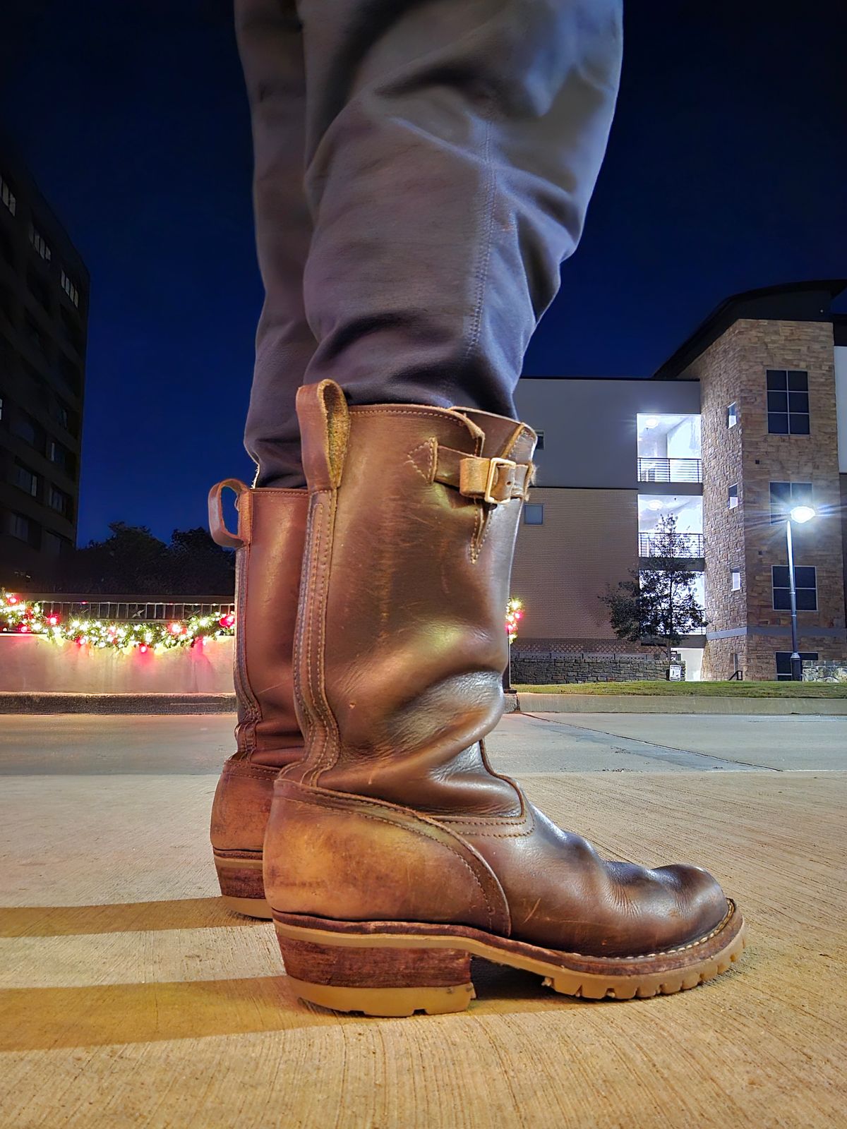 Photo by arriaga214 on December 28, 2023 of the Nicks Renegade in Horween Brown Chromexcel.