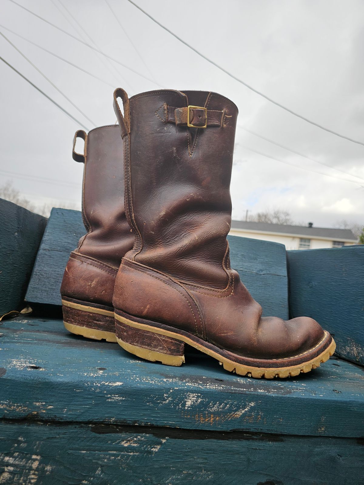 Photo by arriaga214 on February 4, 2024 of the Nicks Renegade in Horween Brown Chromexcel.